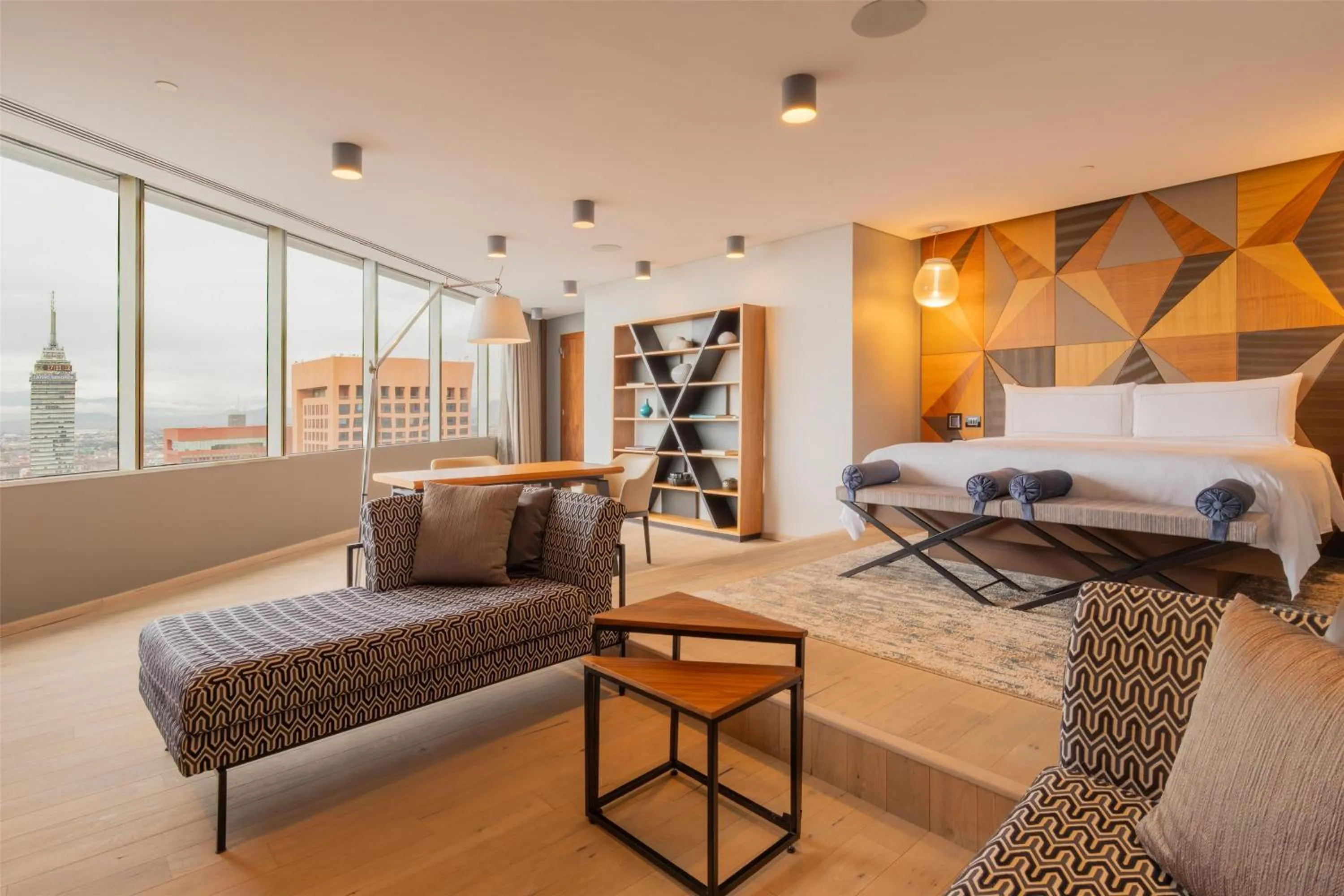 Living room in Hilton Mexico City Reforma