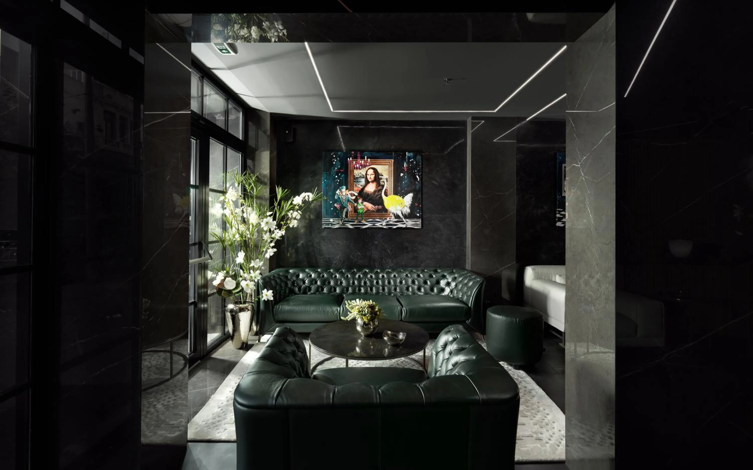 Living room in No 15 Ermou Hotel