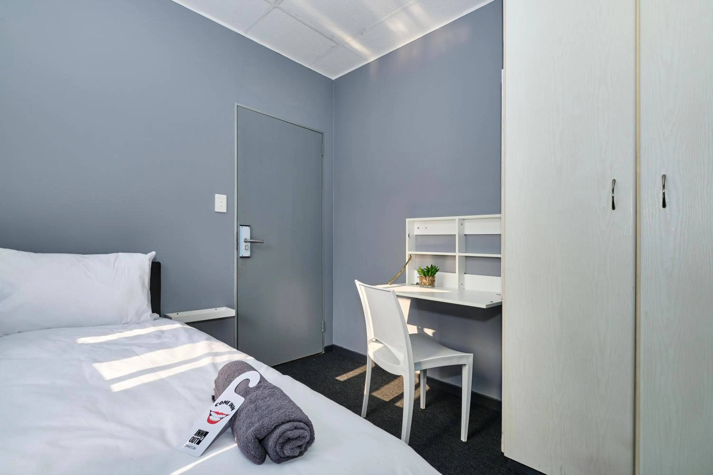 Decorative detail, Bed in Inn & Out Sandton