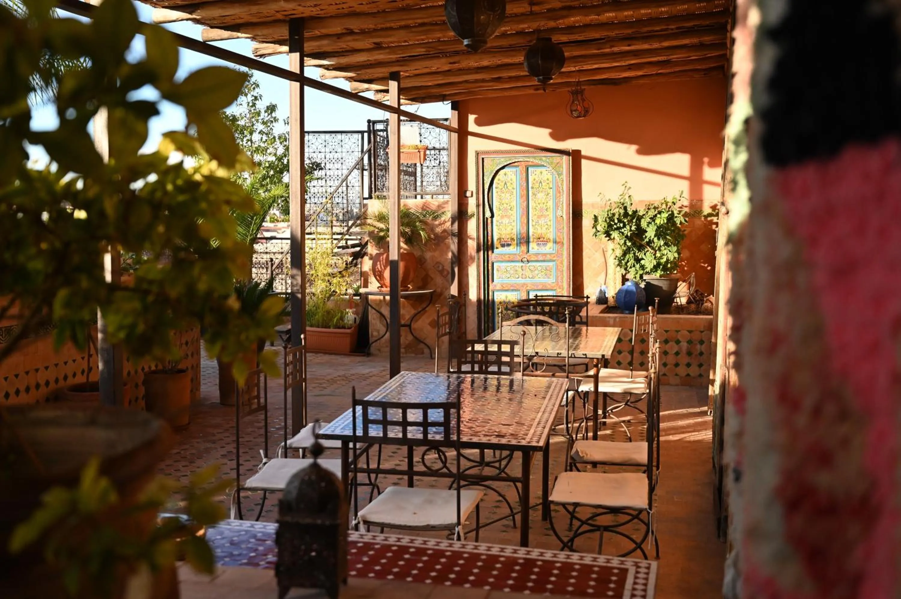 Patio in Riad le petit ksar