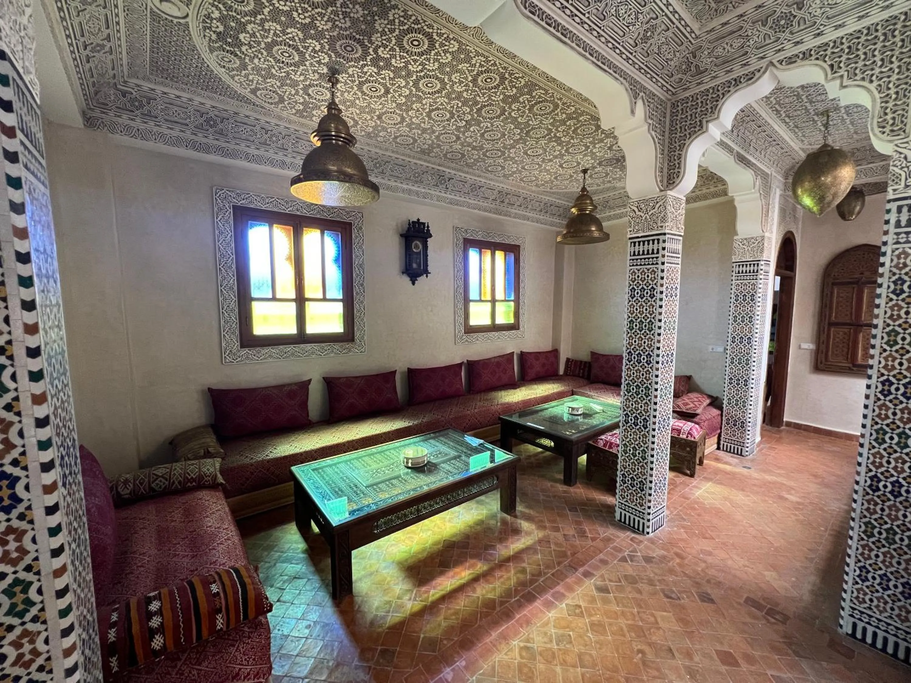 Living room in Riad le petit ksar