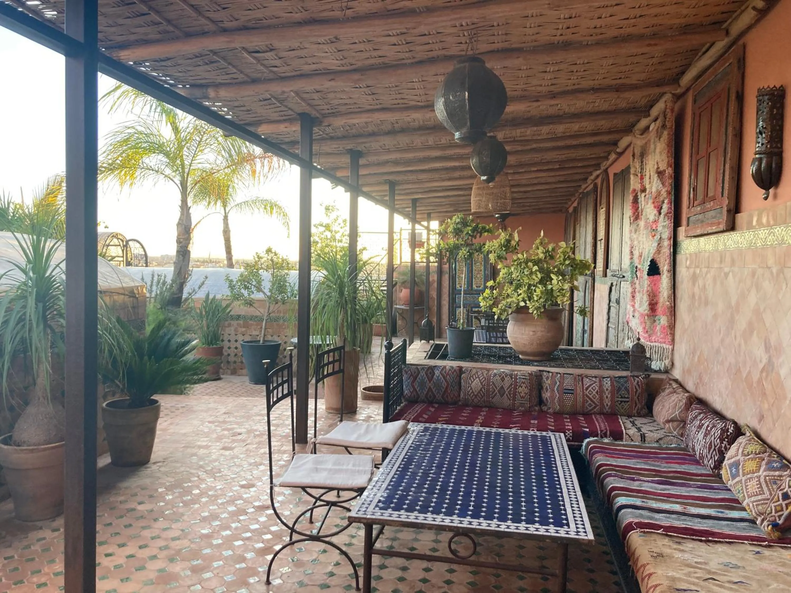 Patio in Riad le petit ksar