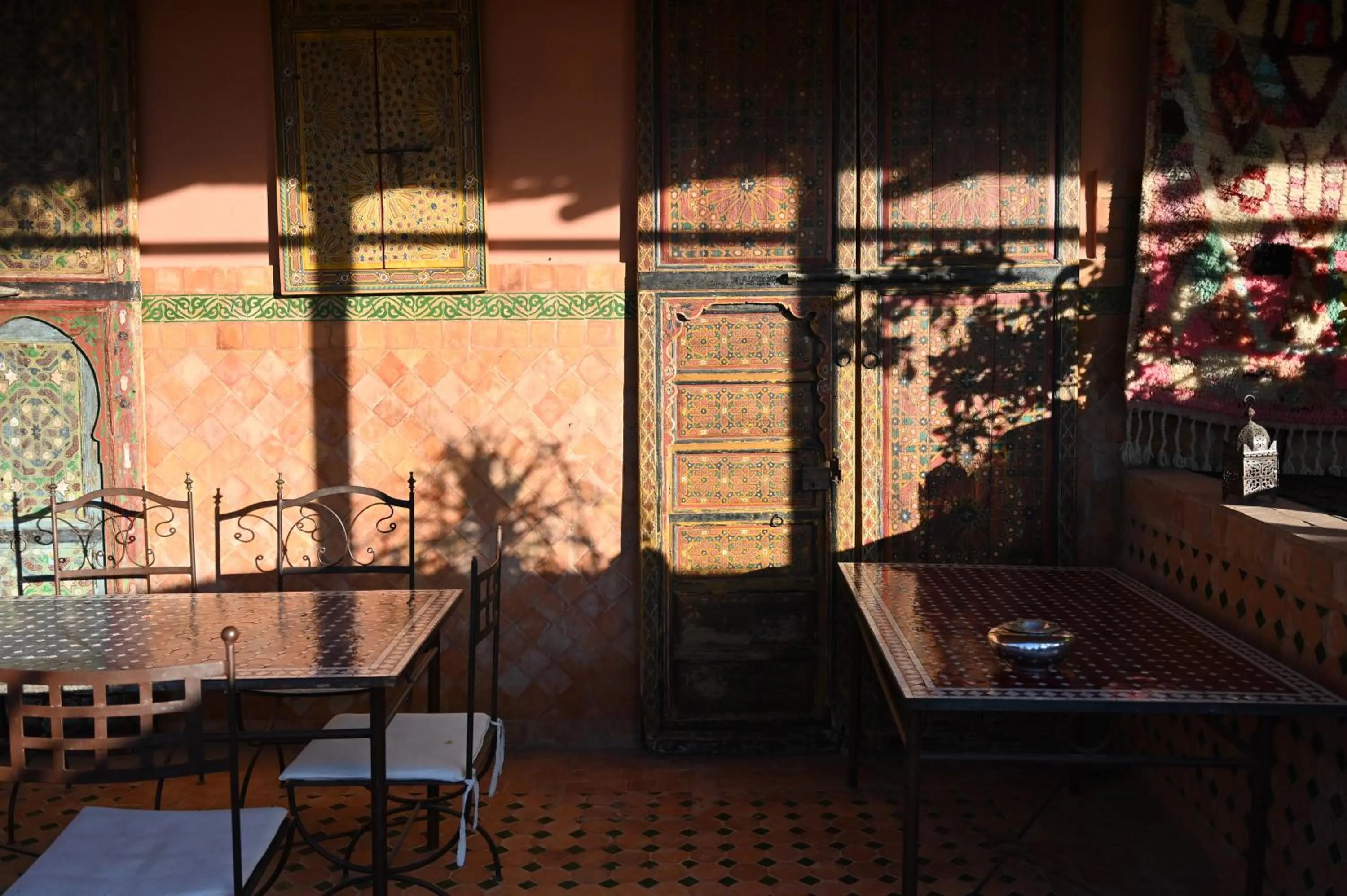 Dining area in Riad le petit ksar