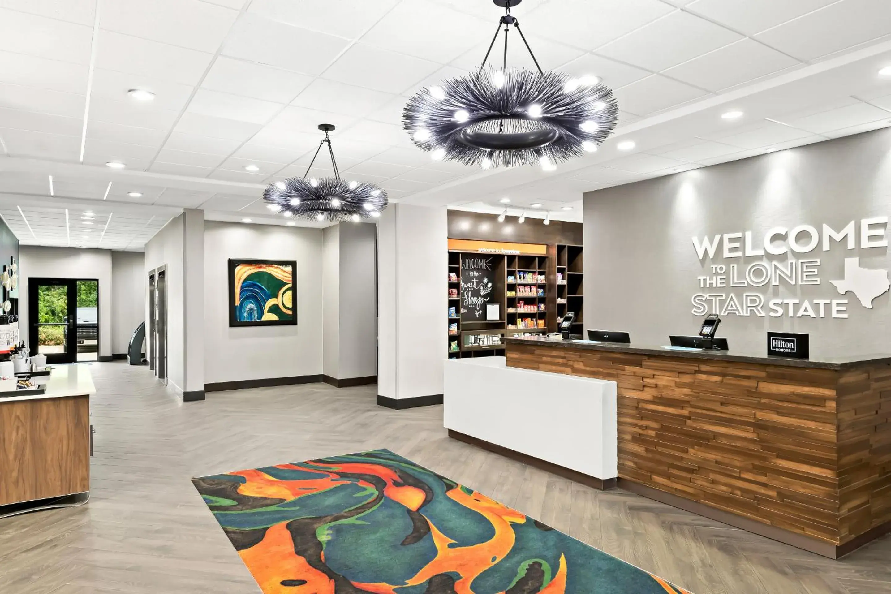 Lobby or reception in Hampton Inn Longview Lobby or reception in Hampton Inn Longview