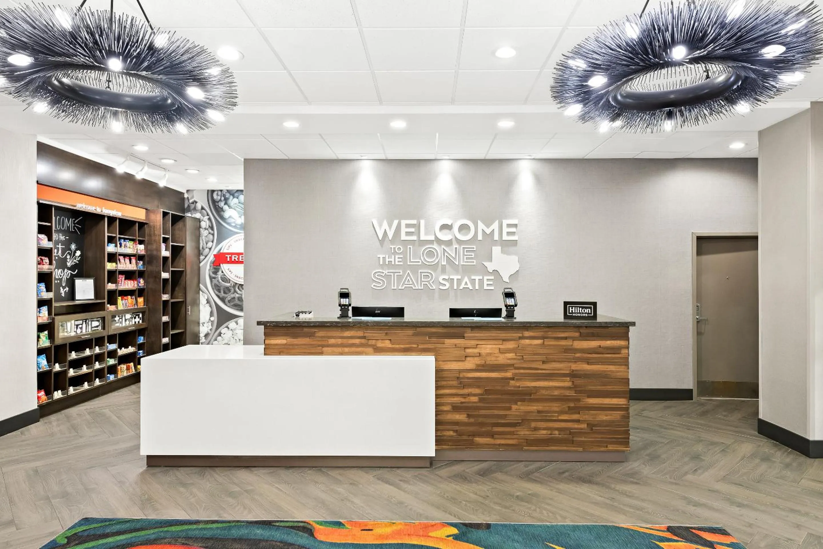 Lobby or reception in Hampton Inn Longview