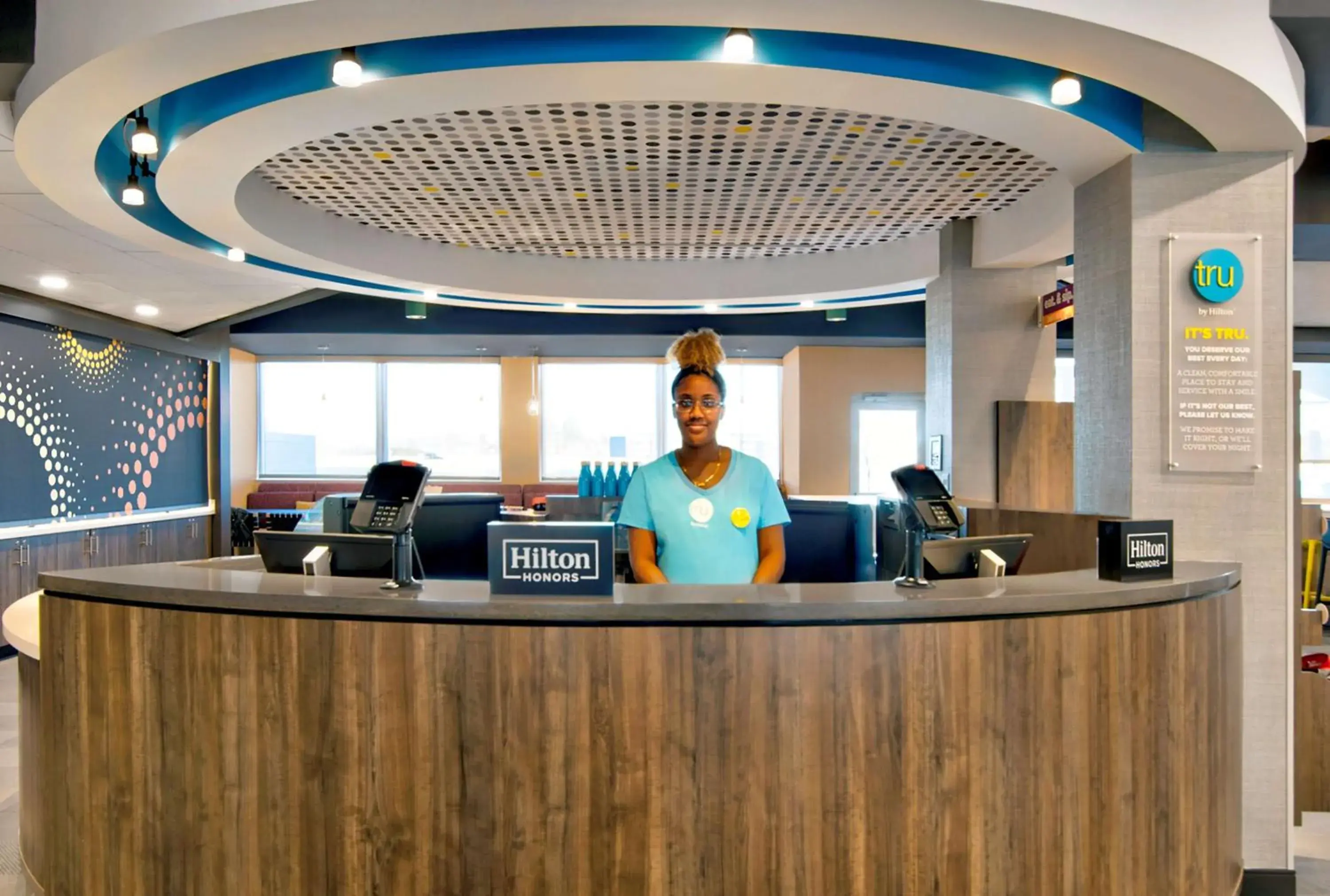 Lobby or reception in Tru By Hilton Ashburn One Loudoun, Va Lobby or reception in Tru By Hilton Ashburn One Loudoun, Va