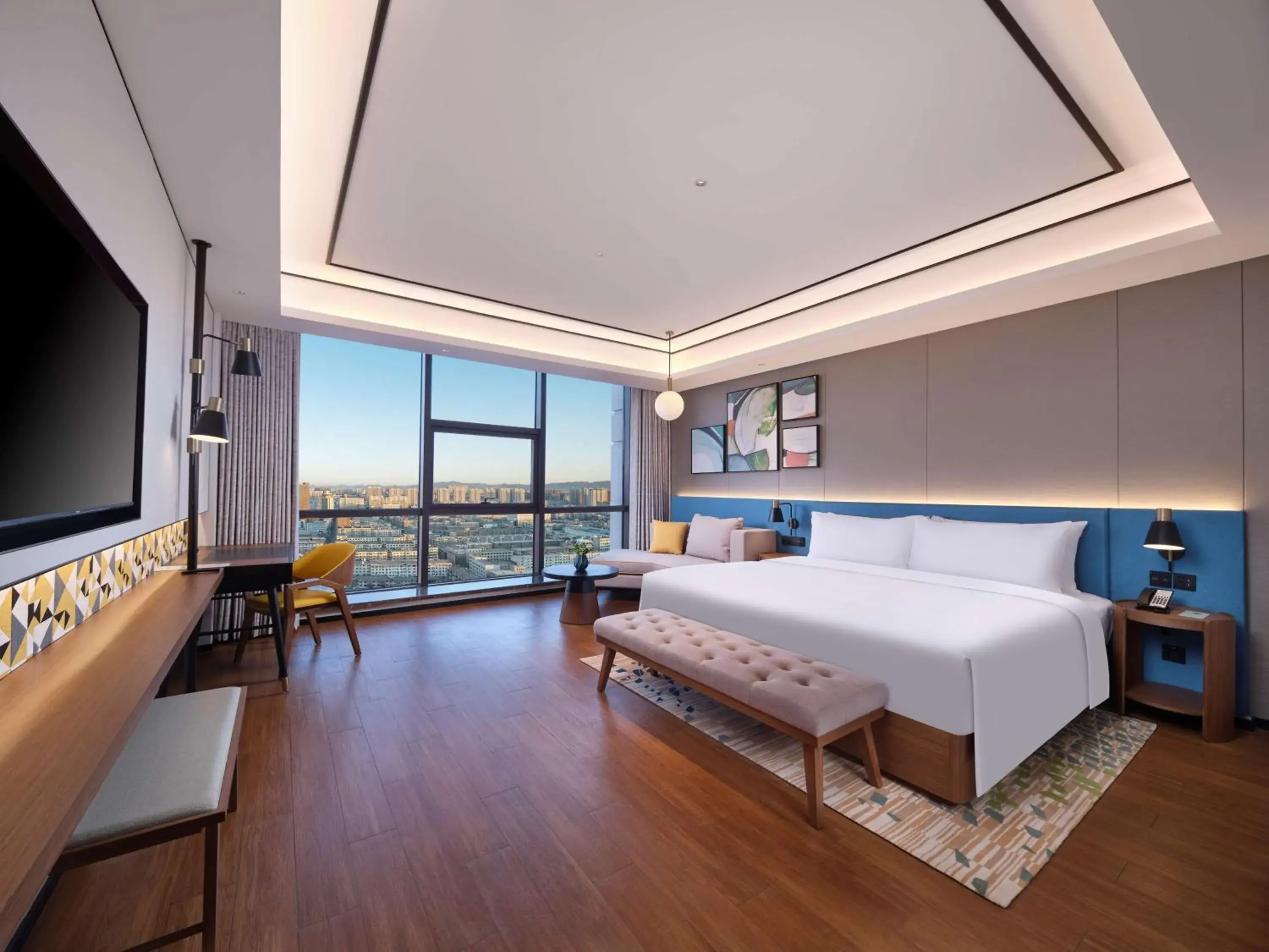 Deluxe King Room in Hilton Garden Inn Jinzhou Central Street Deluxe King Room in Hilton Garden Inn Jinzhou Central Street