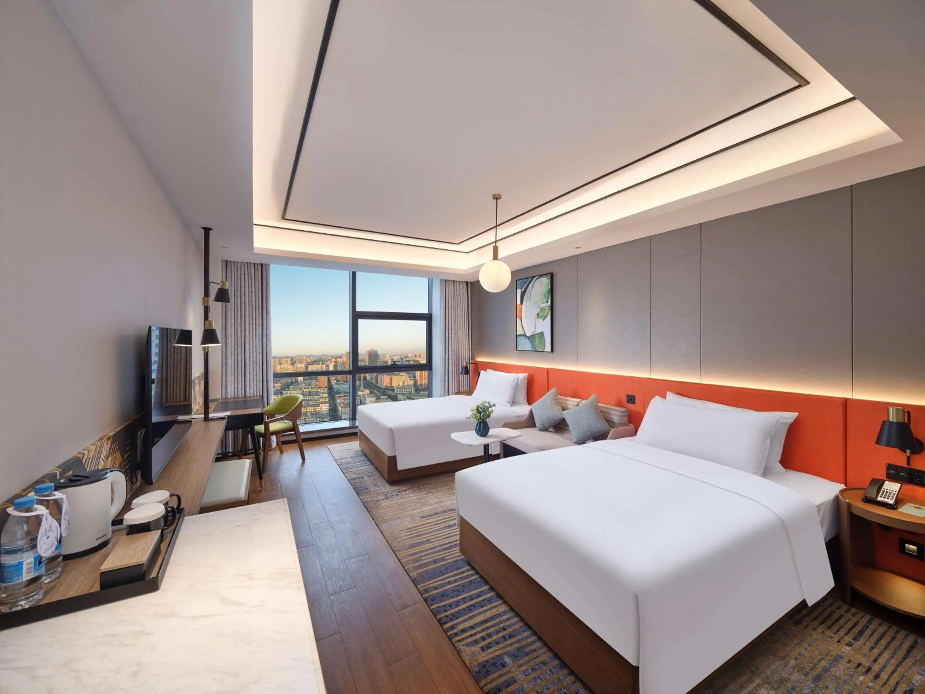 Bedroom, Bed in Hilton Garden Inn Jinzhou Central Street