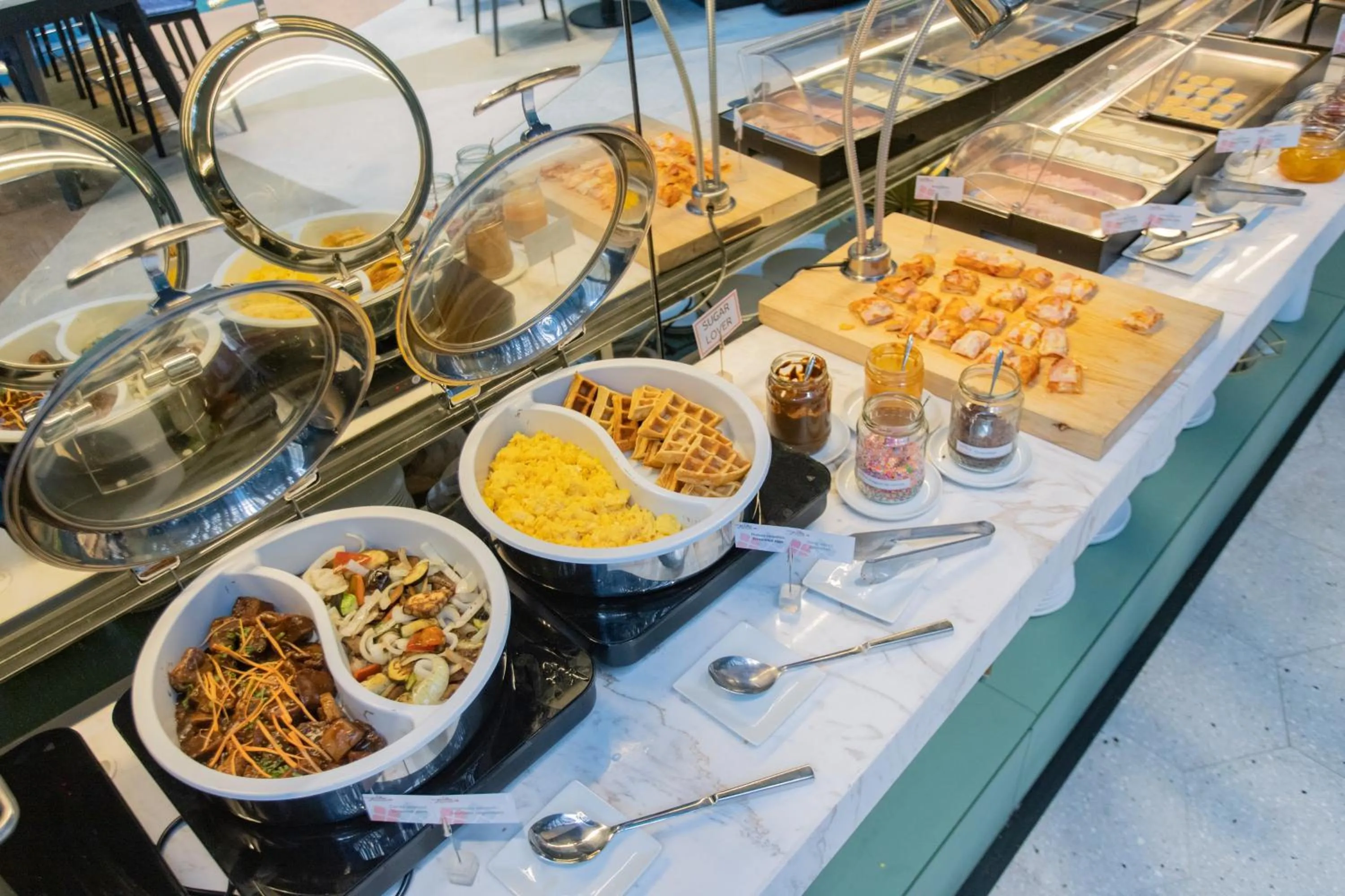 Breakfast in Hilton Garden Inn Lima Miraflores