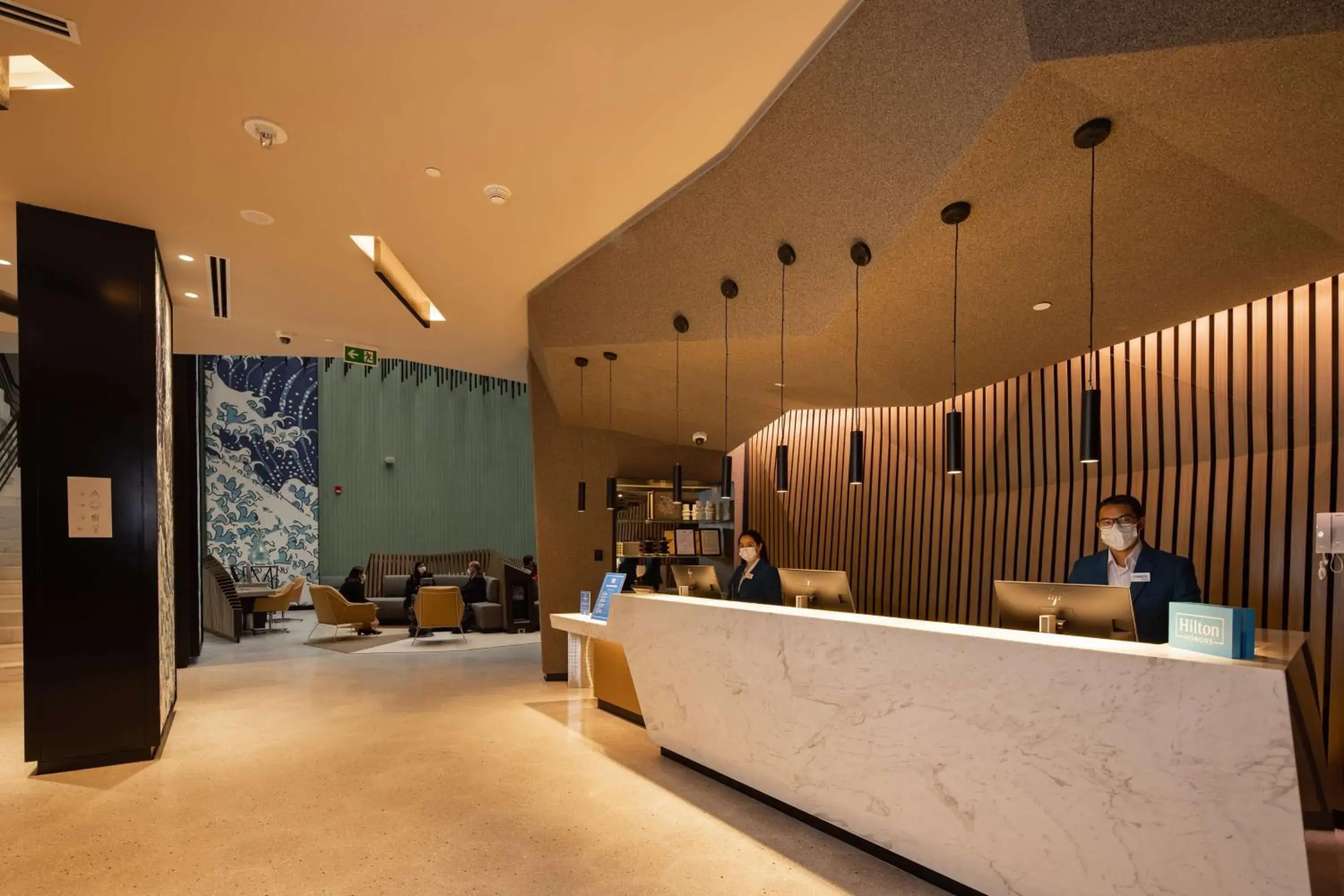 Lobby or reception in Hilton Garden Inn Lima Miraflores Lobby or reception in Hilton Garden Inn Lima Miraflores