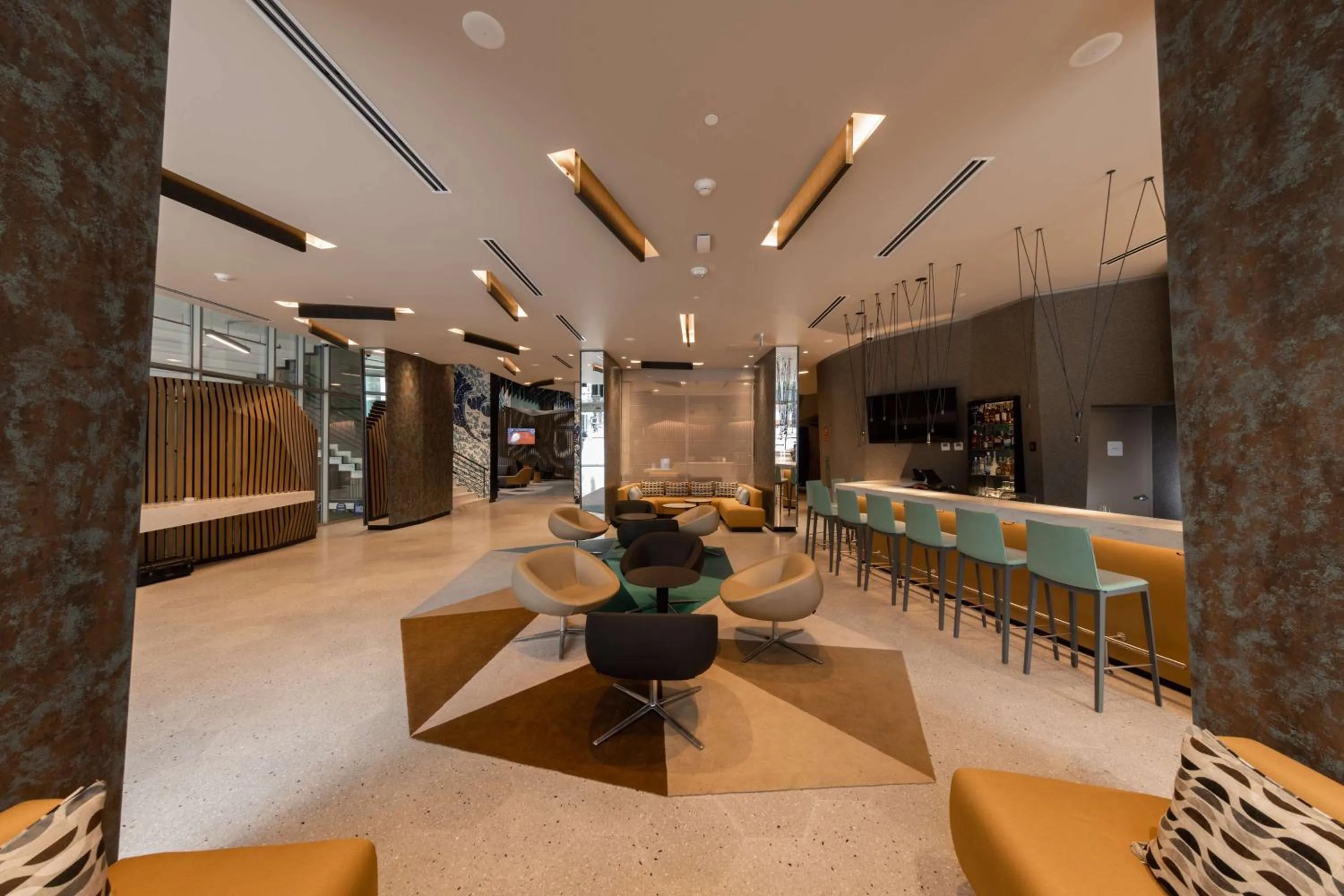 Lobby or reception in Hilton Garden Inn Lima Miraflores