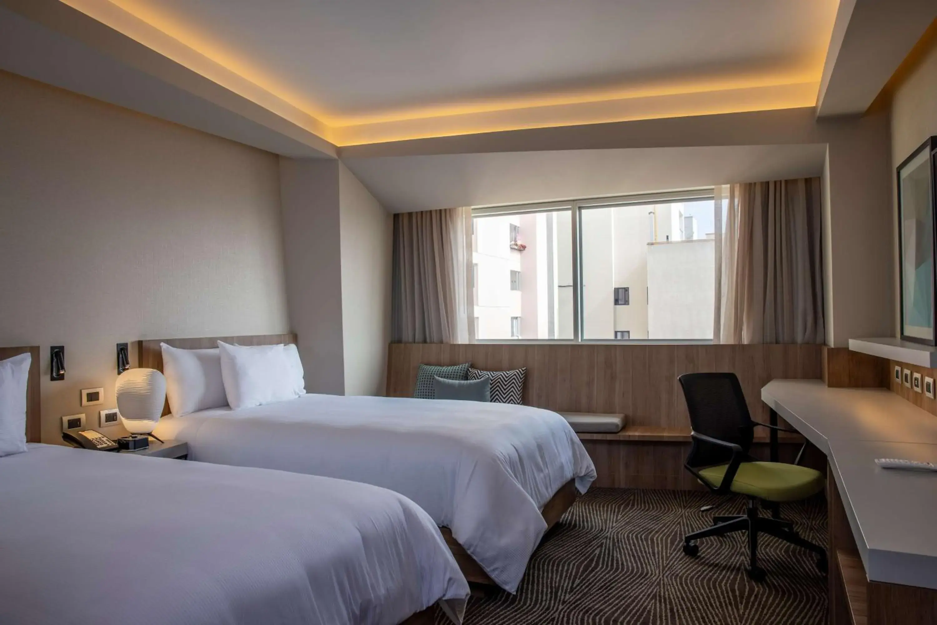 Twin Room with City View in Hilton Garden Inn Lima Miraflores Twin Room with City View in Hilton Garden Inn Lima Miraflores
