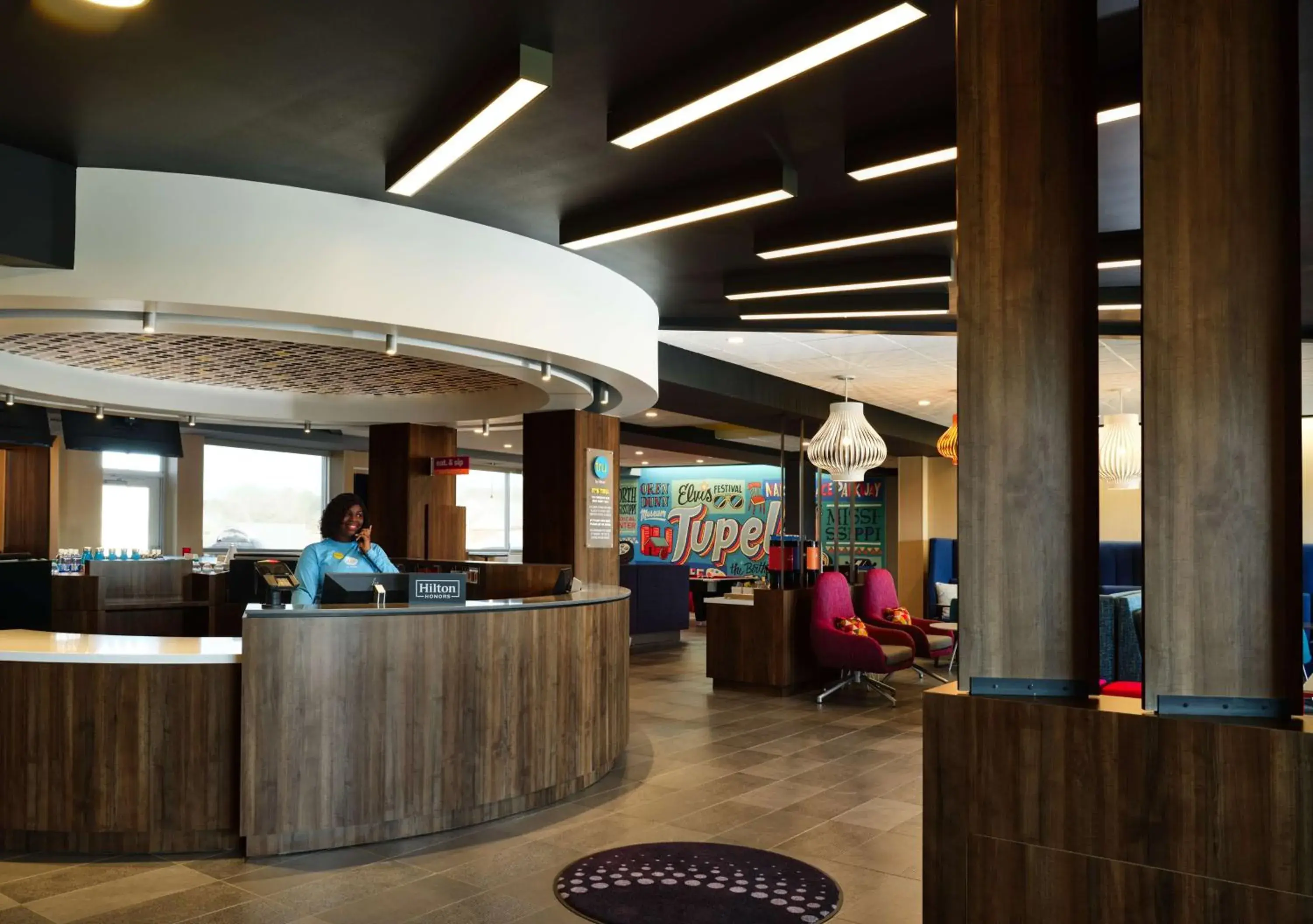 Lobby or reception in Tru By Hilton Tupelo, Ms Lobby or reception in Tru By Hilton Tupelo, Ms
