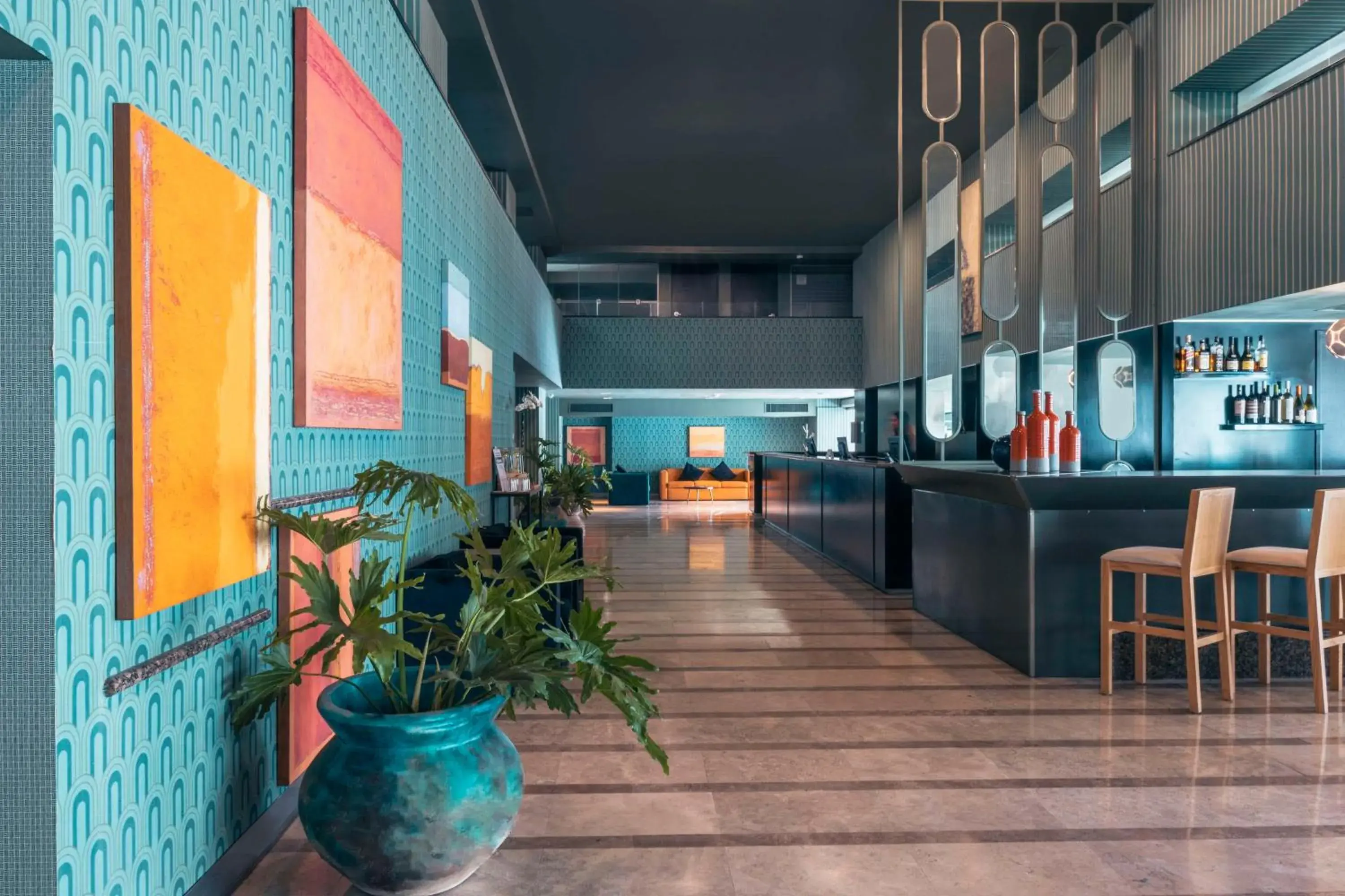 Lobby or reception in NH Puebla Centro Histórico Lobby or reception in NH Puebla Centro Histórico