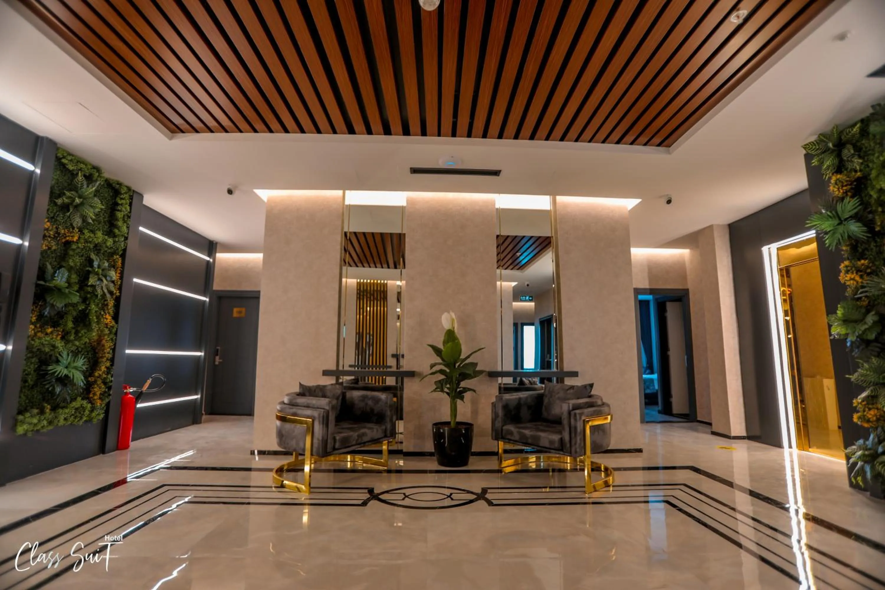 Lobby or reception in Class Suit Hotel