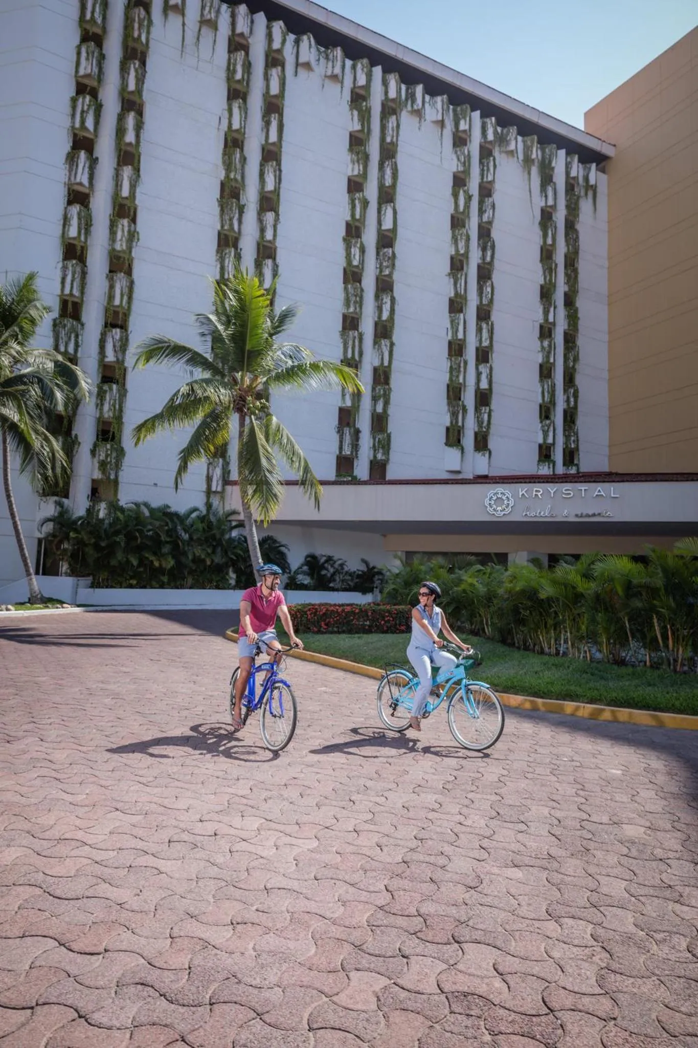 Cycling in Krystal Ixtapa All Inclusive