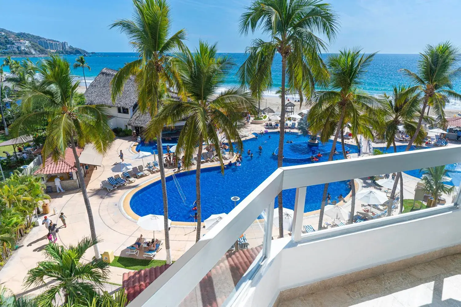 Pool view in Krystal Ixtapa All Inclusive Pool view in Krystal Ixtapa All Inclusive