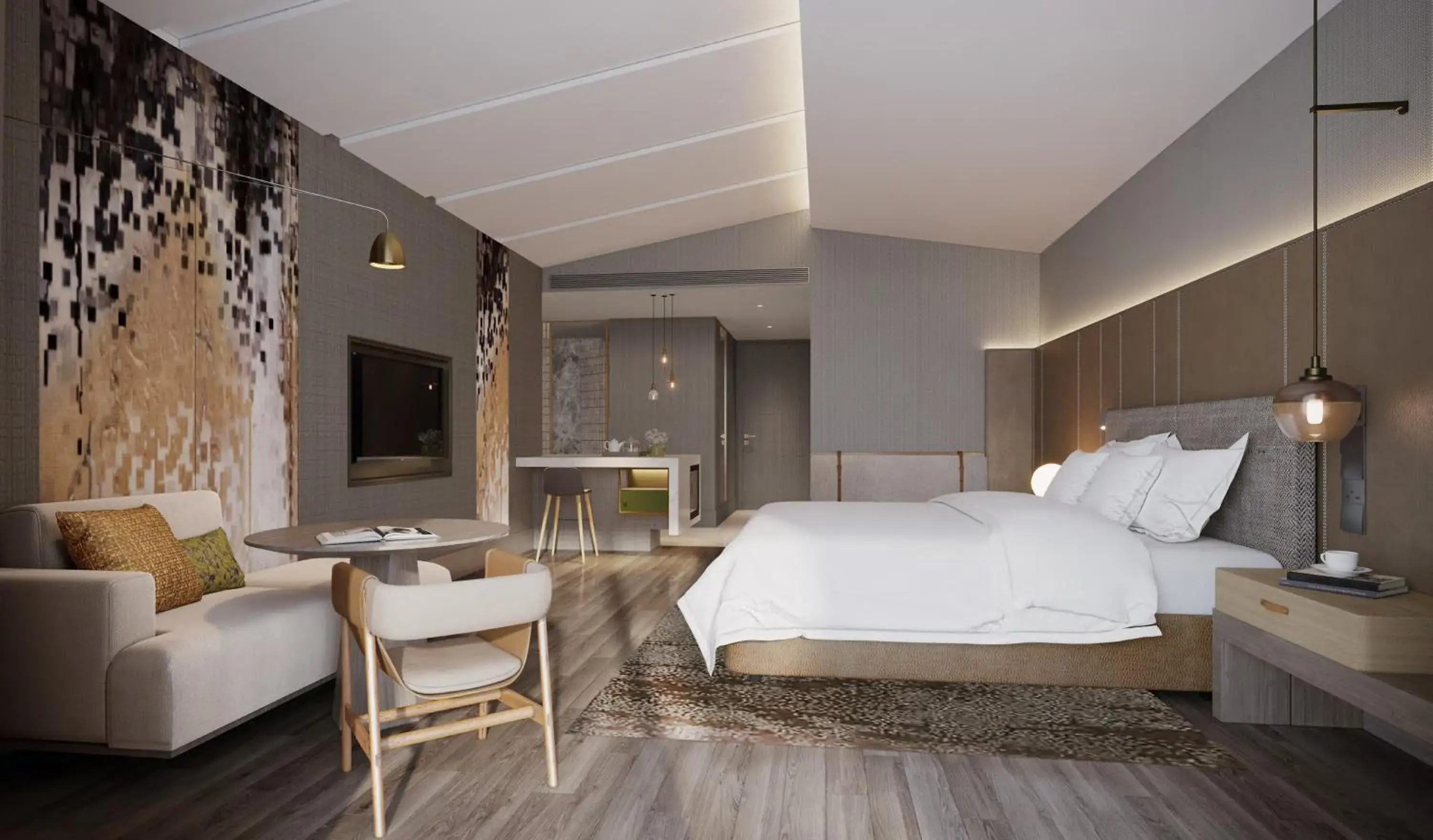 Photo of the whole room, Bed in Crowne Plaza Chongli Resort by IHG Photo of the whole room, Bed in Crowne Plaza Chongli Resort by IHG