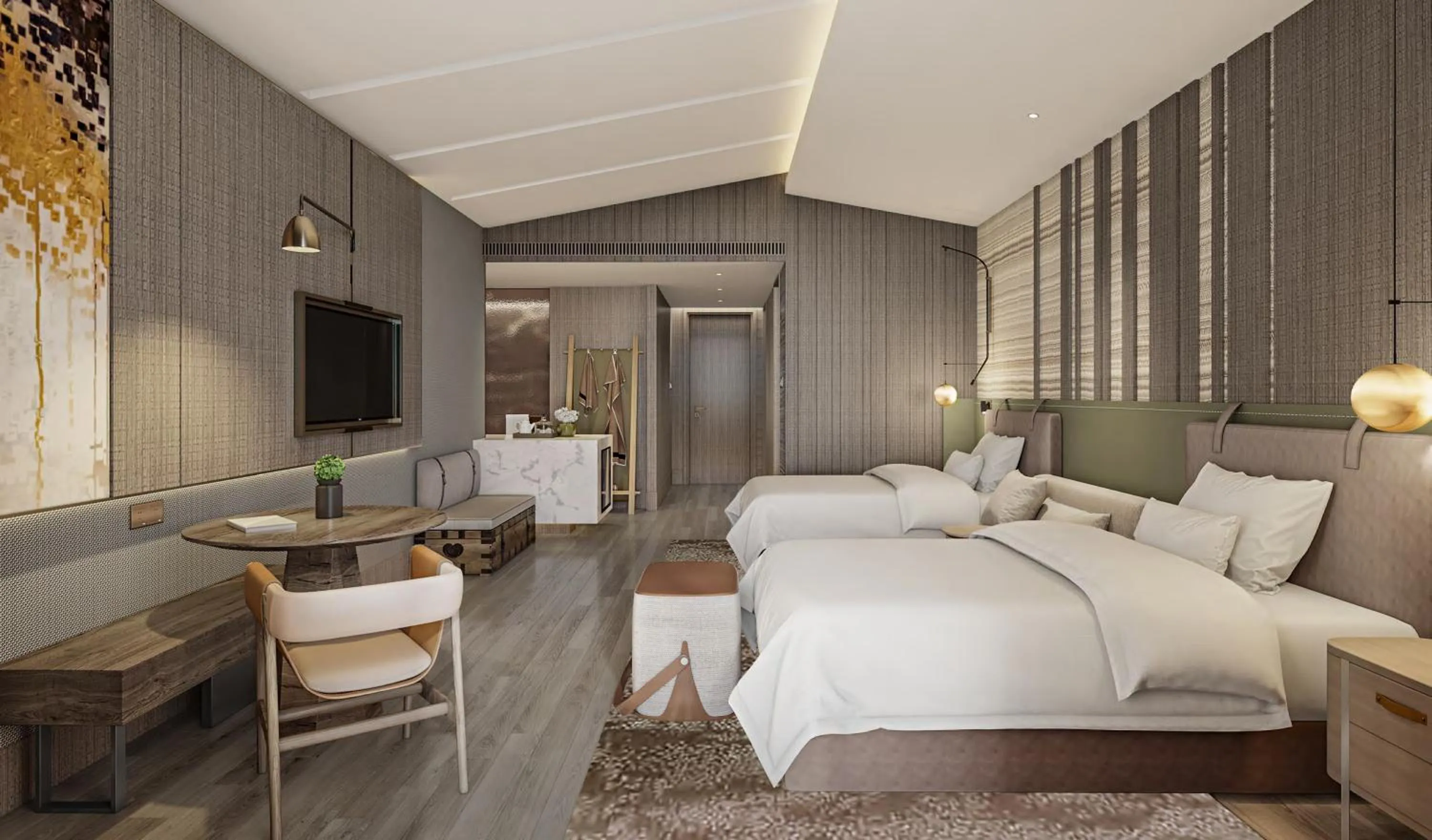 Photo of the whole room, Bed in Crowne Plaza Chongli Resort by IHG