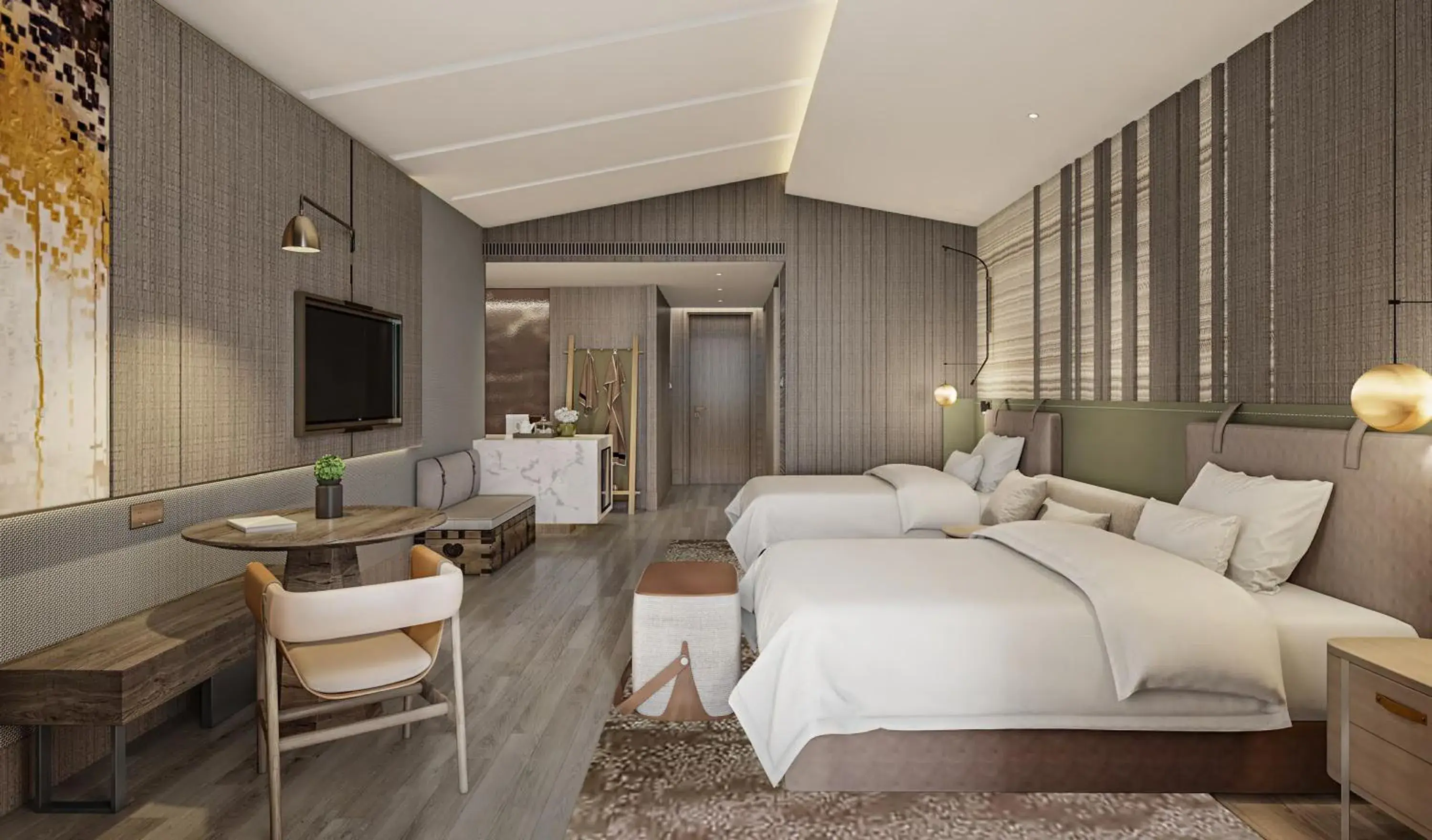 Photo of the whole room, Bed in Crowne Plaza Chongli Resort by IHG Photo of the whole room, Bed in Crowne Plaza Chongli Resort by IHG