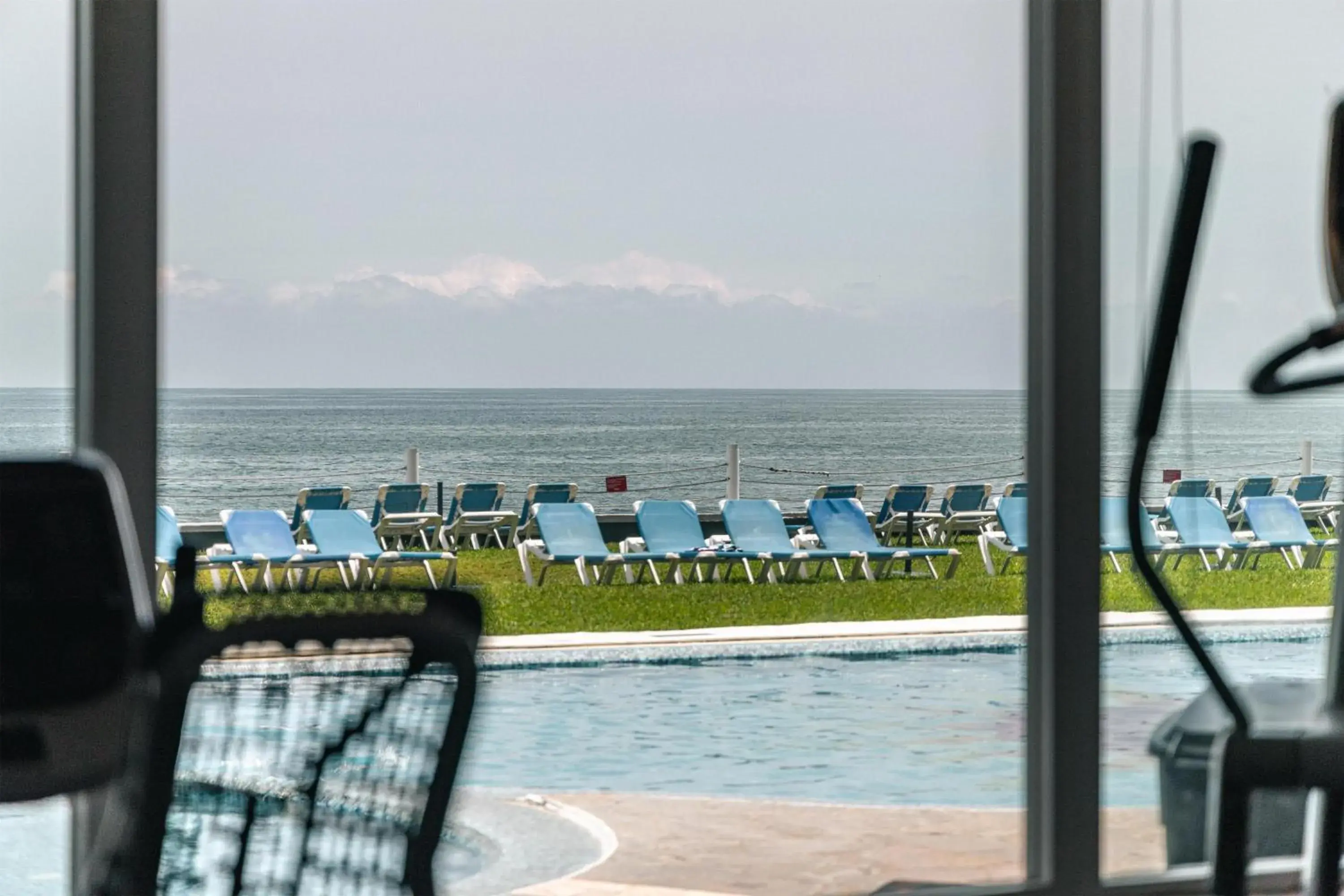 Pool view in Hilton Garden Inn Veracruz Boca del Rio Pool view in Hilton Garden Inn Veracruz Boca del Rio