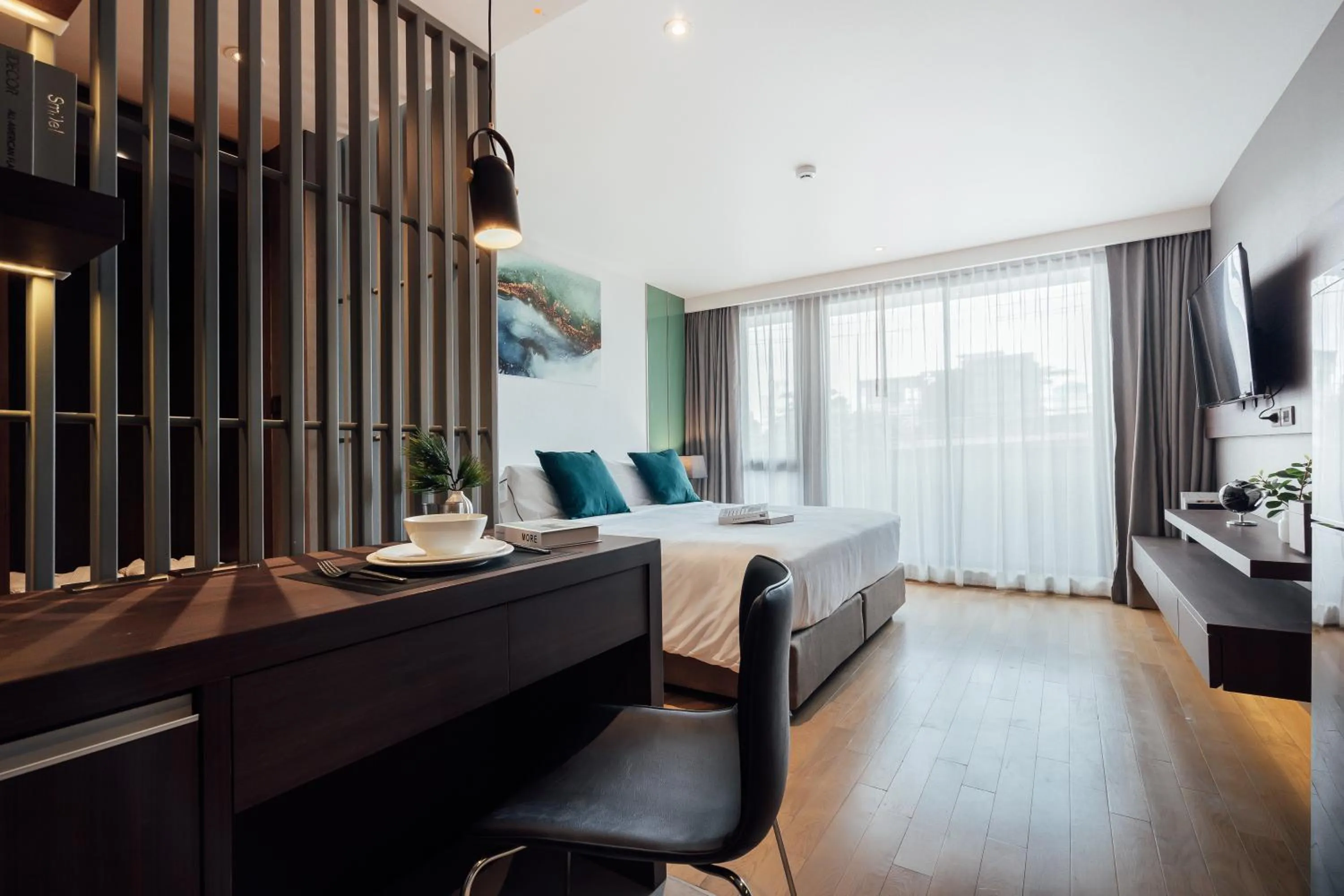 TV and multimedia, Bed in Montana Bangkok Hotel & Residence