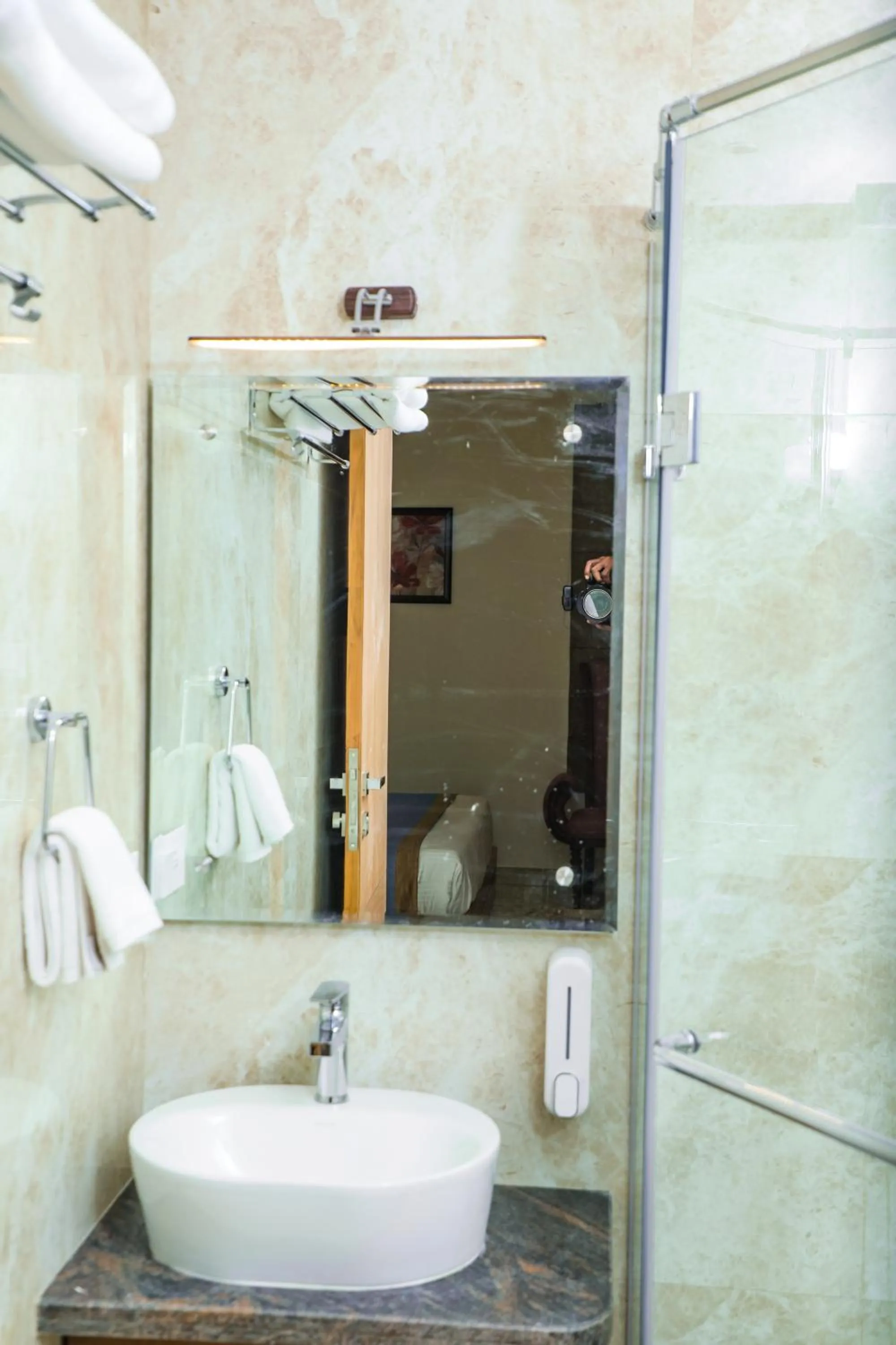 Shower in The Elegance Hotel