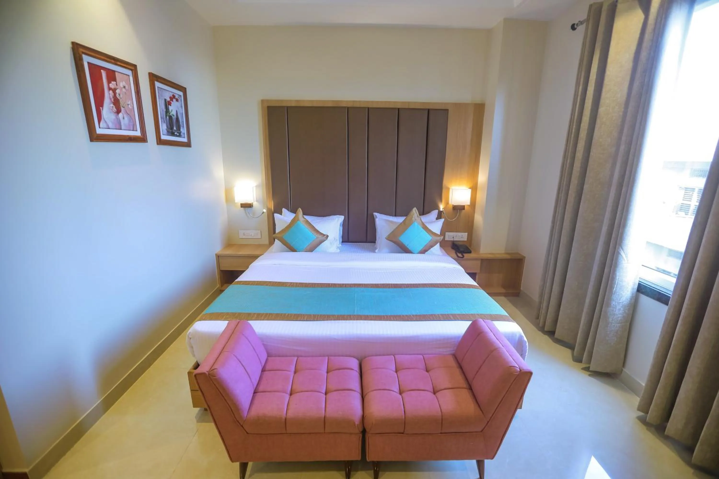 Photo of the whole room, Bed in The Elegance Hotel