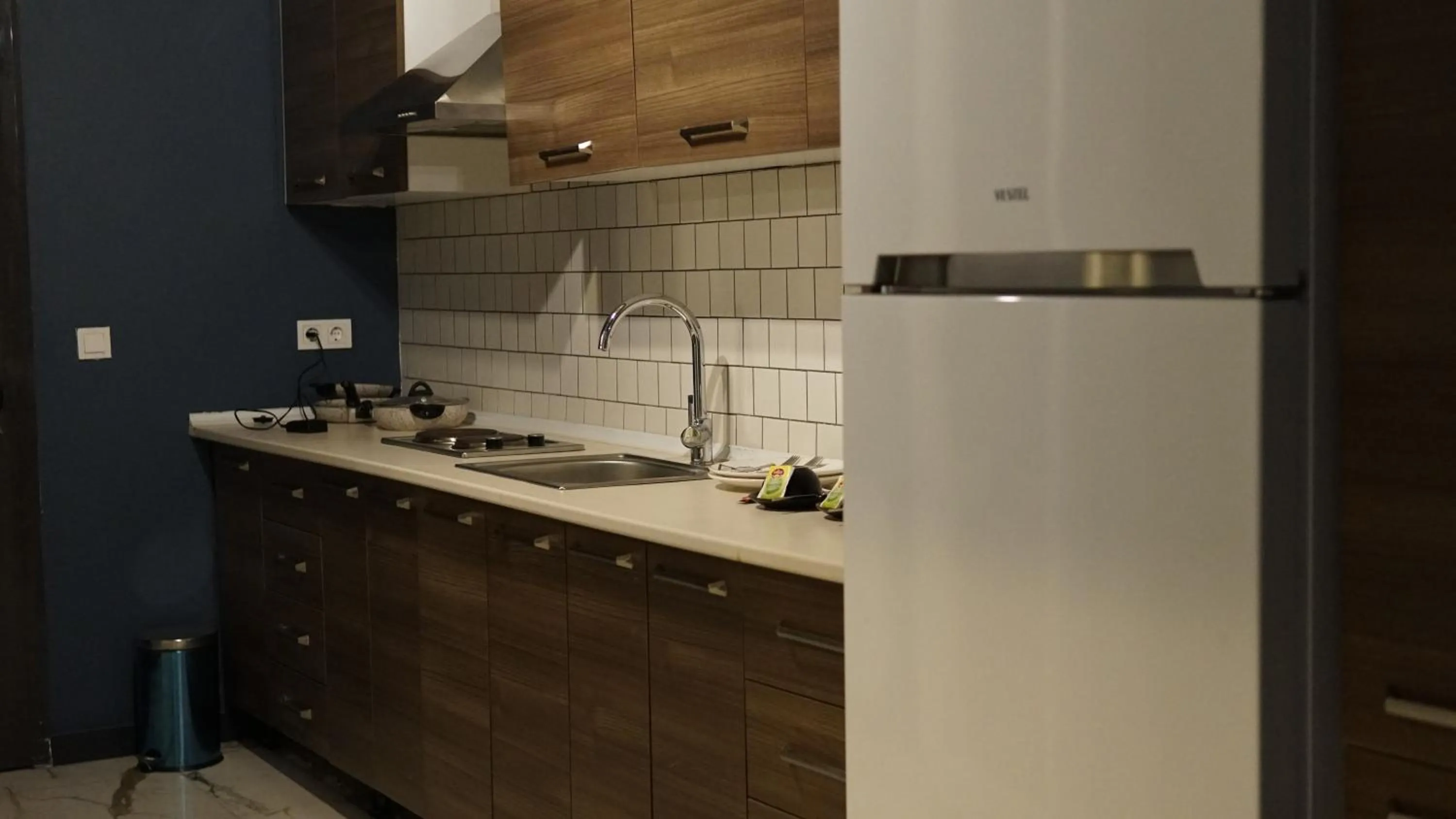 Communal kitchen in Mas Suites Karaköy