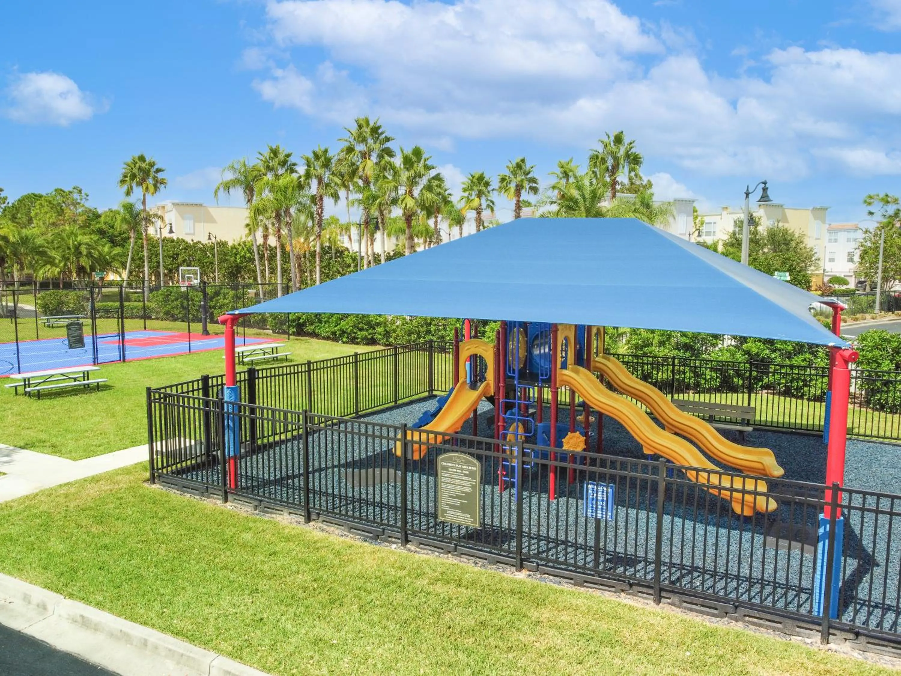 Children play ground in 4Br 2Bath Condo Balcony 5min Conv Center 2020ft