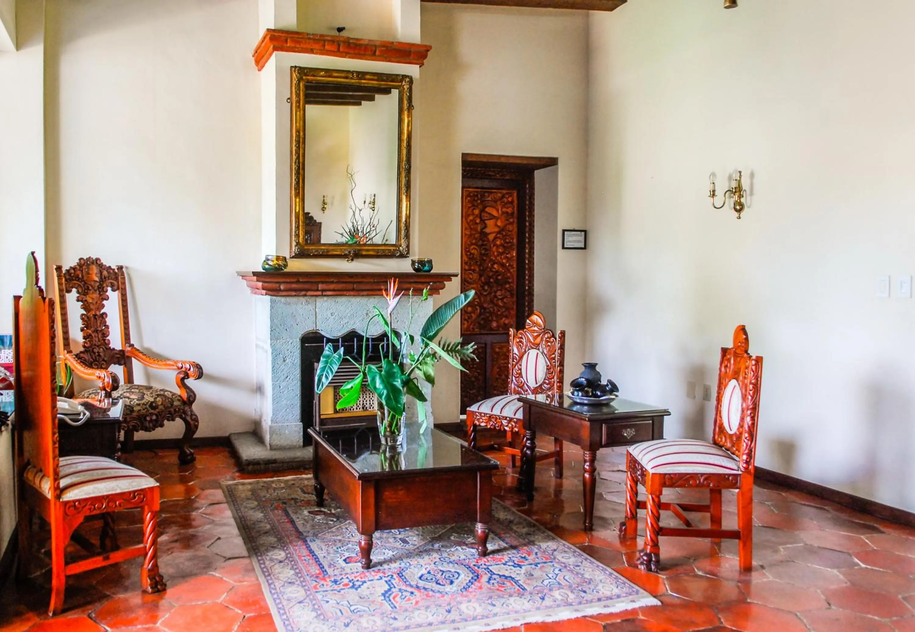 Lobby or reception in Hotel Hacienda Los Laureles