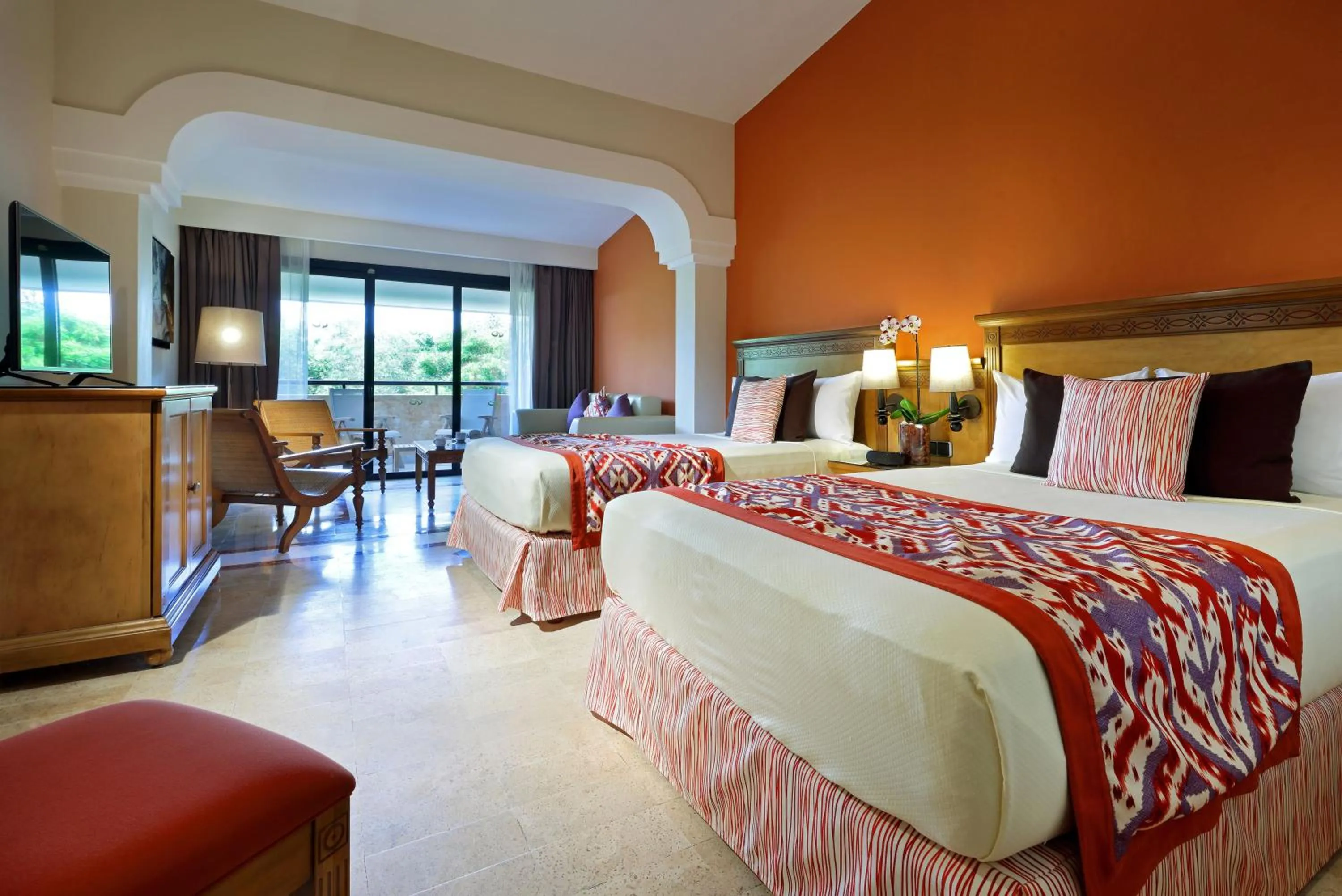 Bed in Grand Palladium Colonial Resort & Spa - All Inclusive