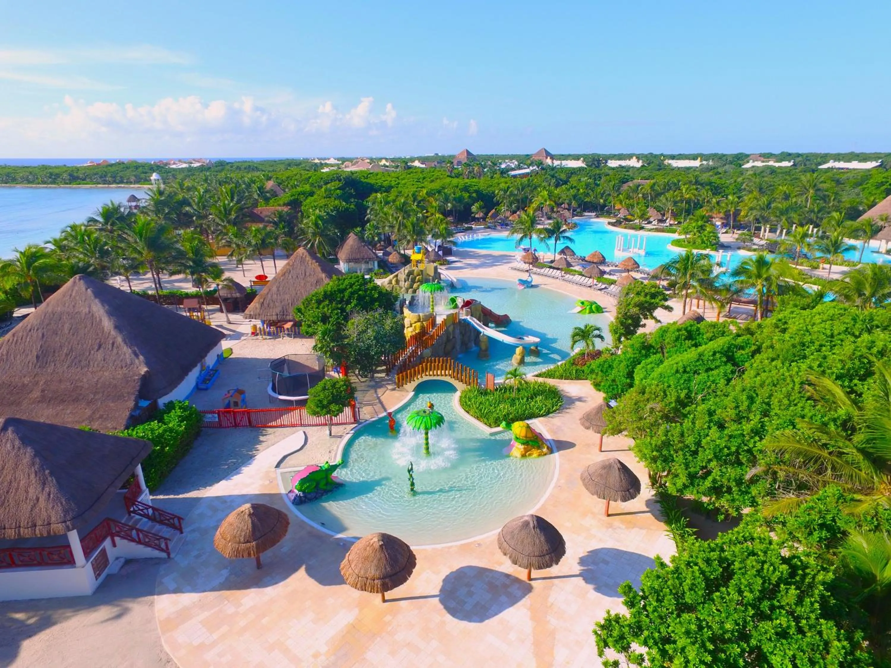 Aqua park in Grand Palladium Kantenah Resort & Spa - All Inclusive