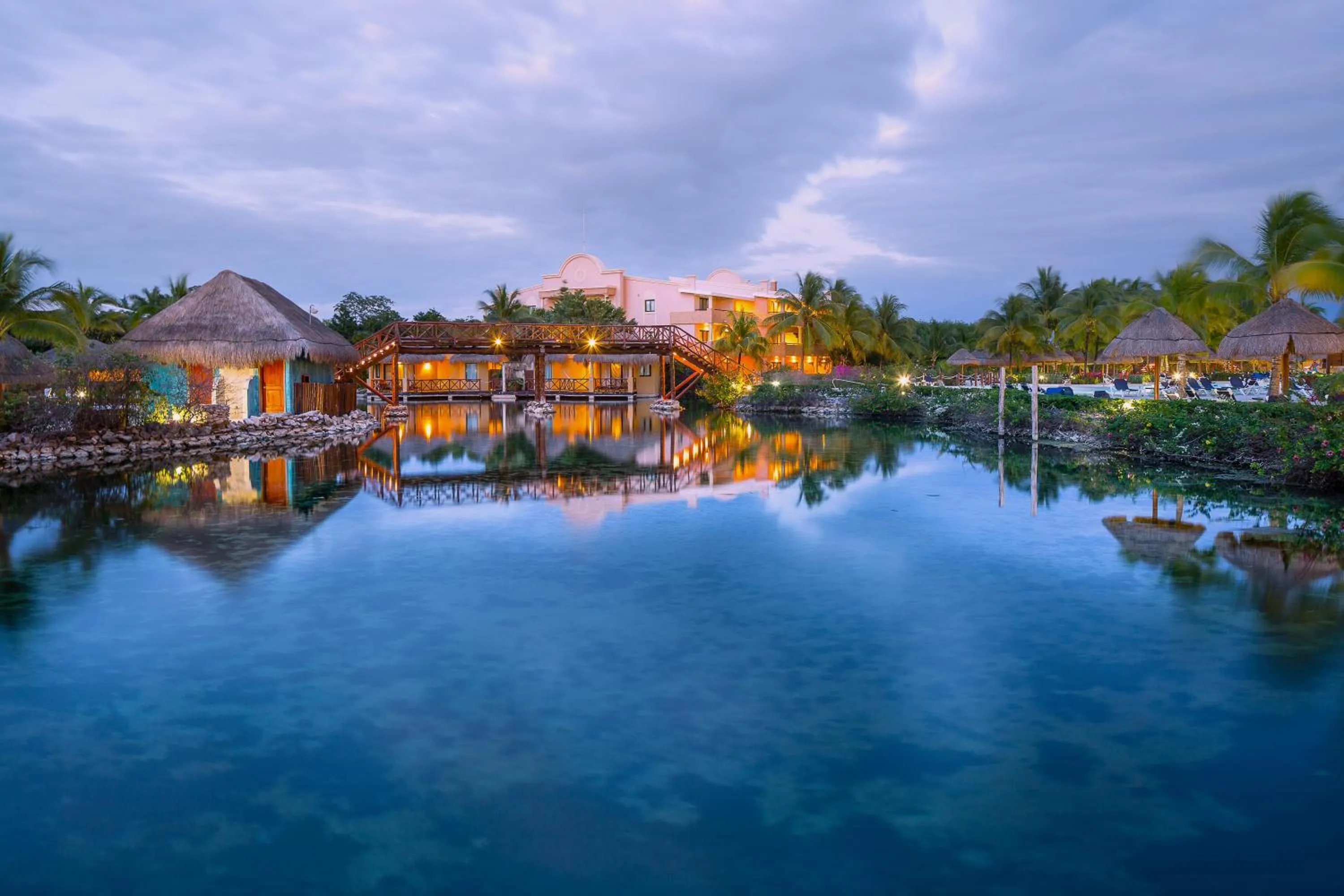 Lake view in Grand Palladium Select White Sand Resort & Spa - All Inclusive