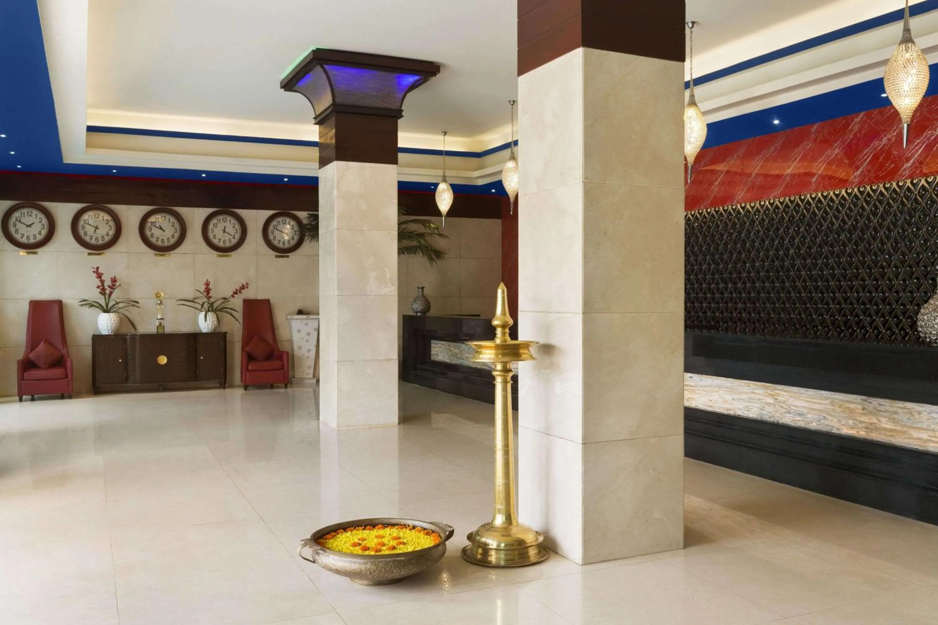 Lobby or reception in Ramada by Wyndham Alleppey