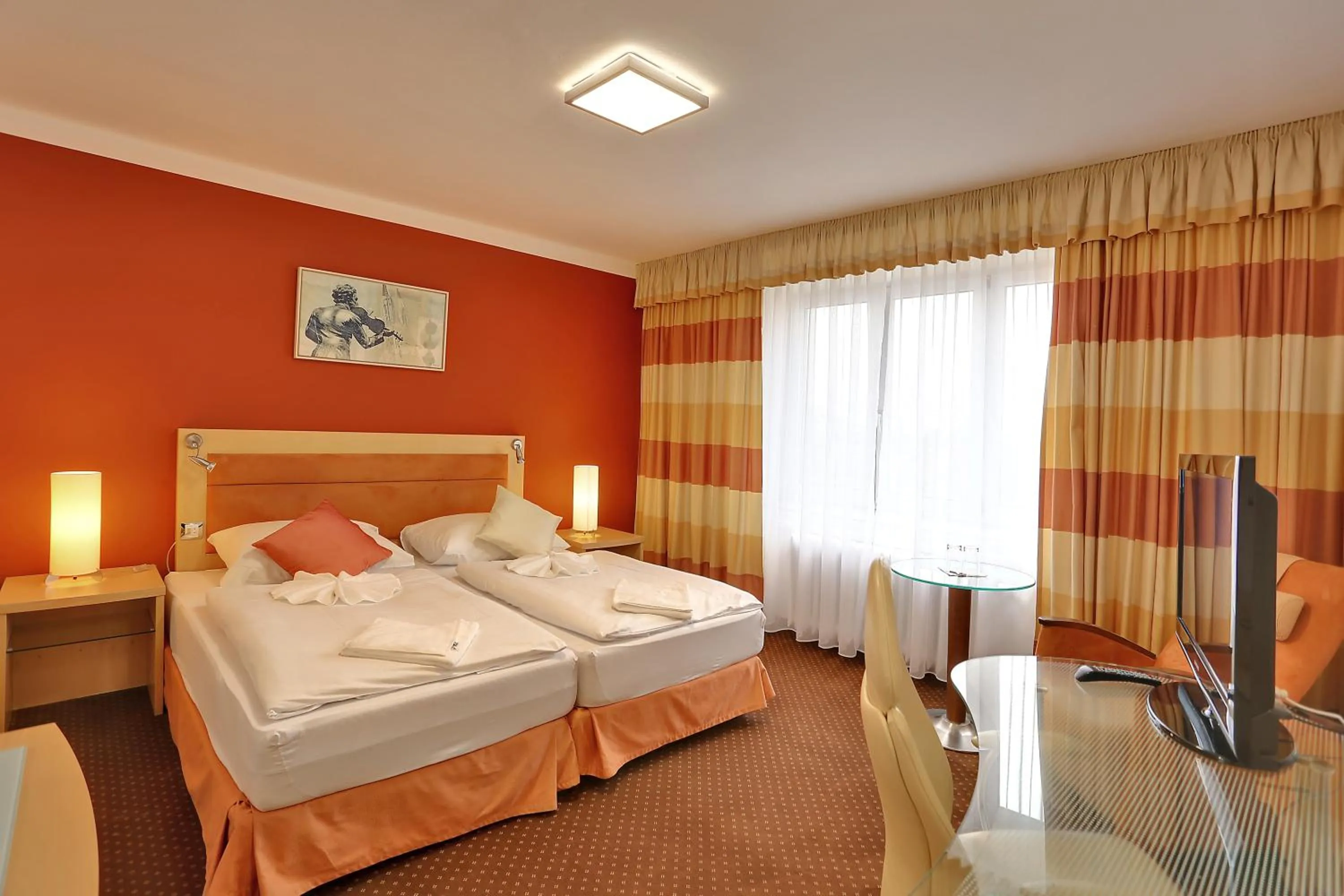 Bedroom, Bed in Active & Wellness Hotel Subterra