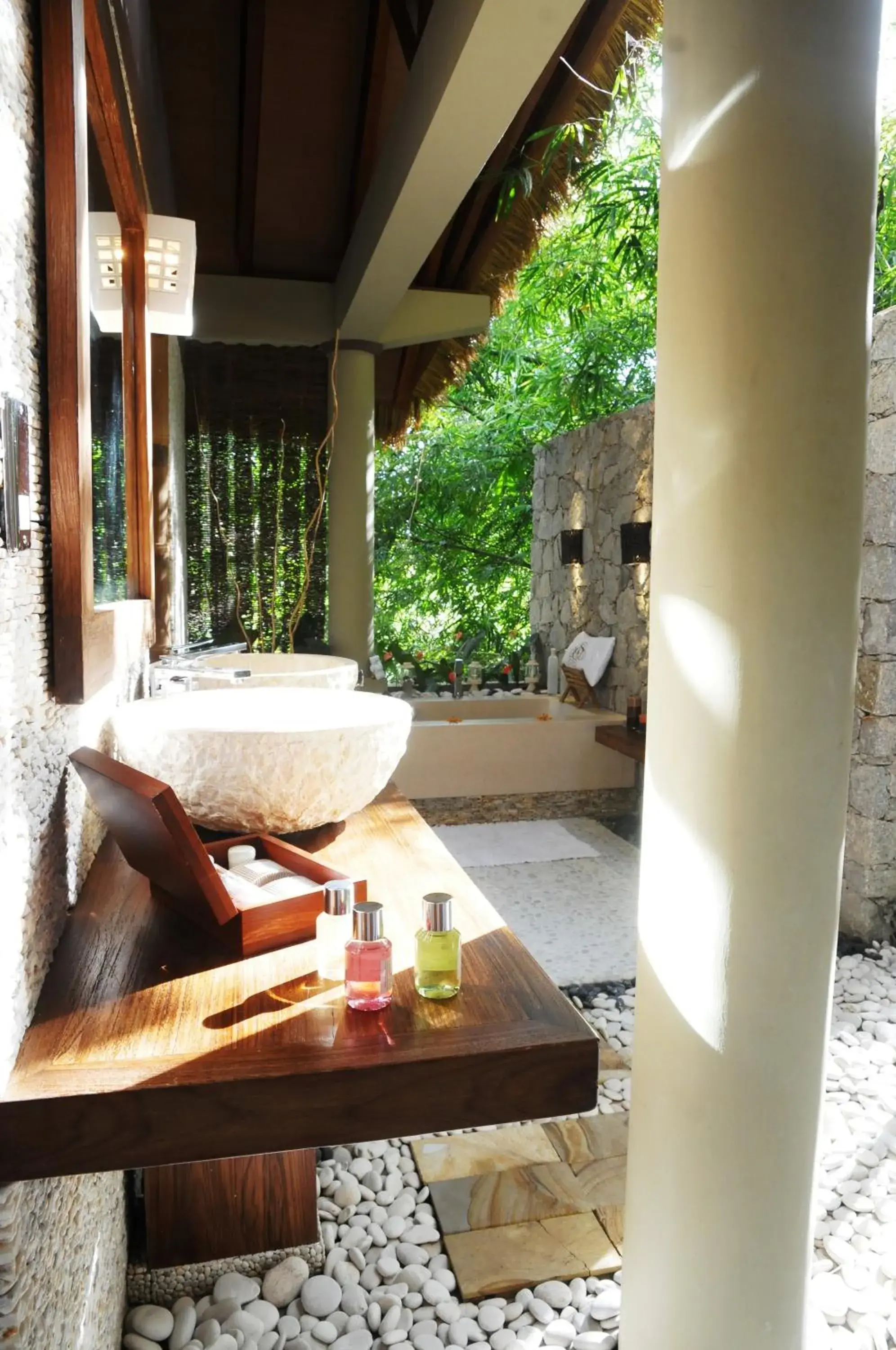 Bathroom in Le Domaine de L'Orangeraie Resort and Spa Bathroom in Le Domaine de L'Orangeraie Resort and Spa