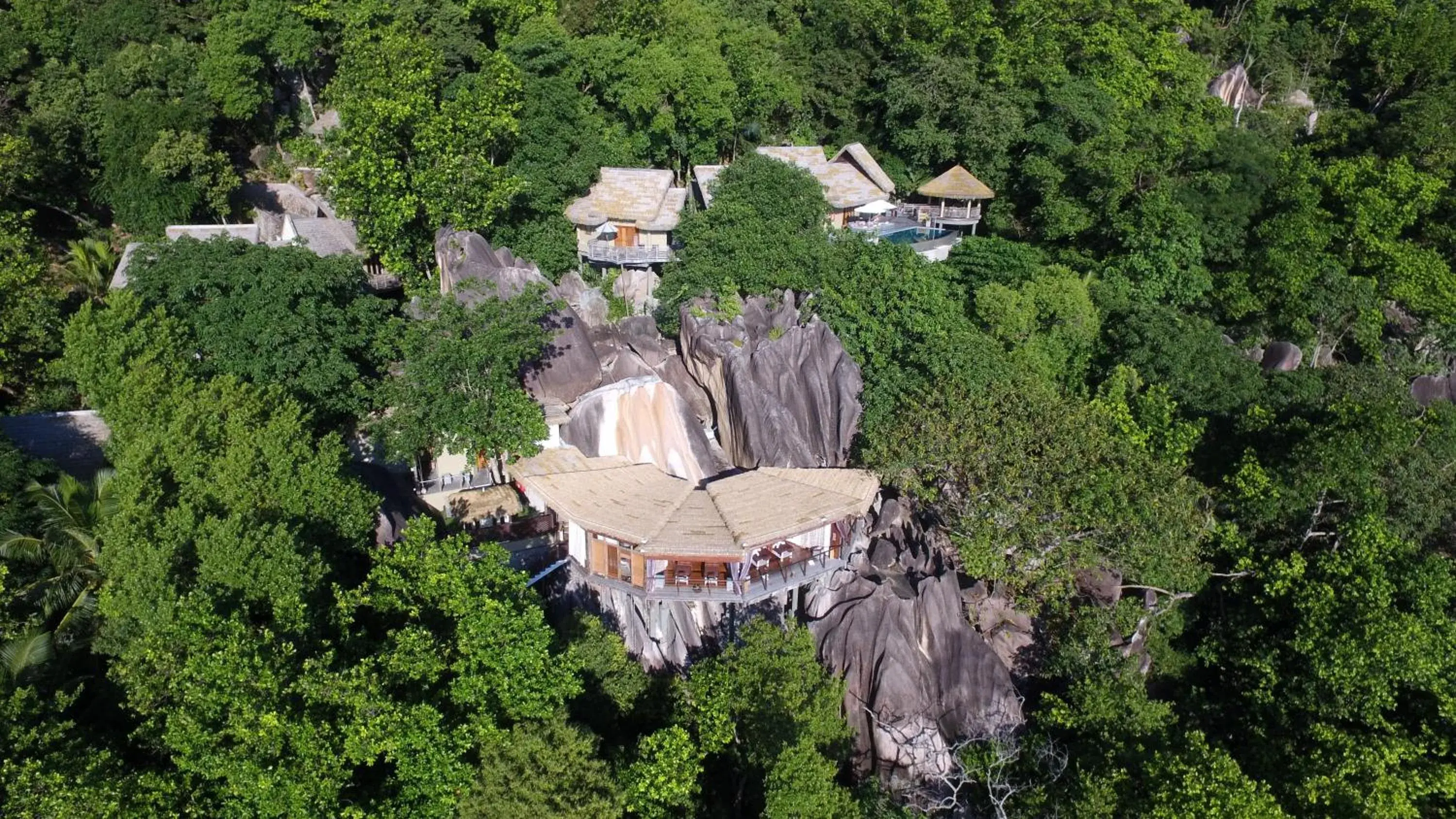 Bird's eye view in Le Domaine de L'Orangeraie Resort and Spa Bird's eye view in Le Domaine de L'Orangeraie Resort and Spa
