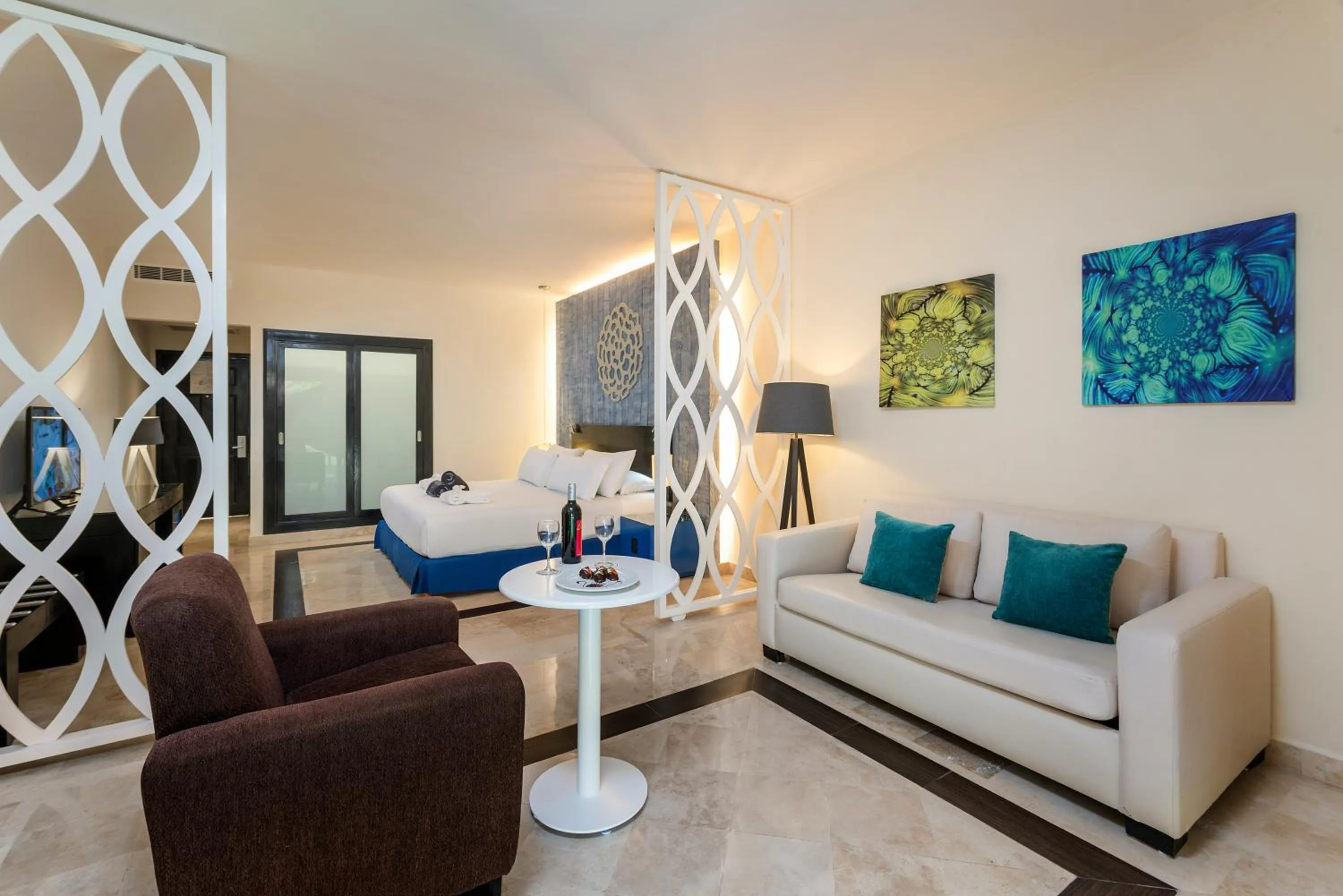 Living room in Ocean Maya Royale Adults Only - All Inclusive