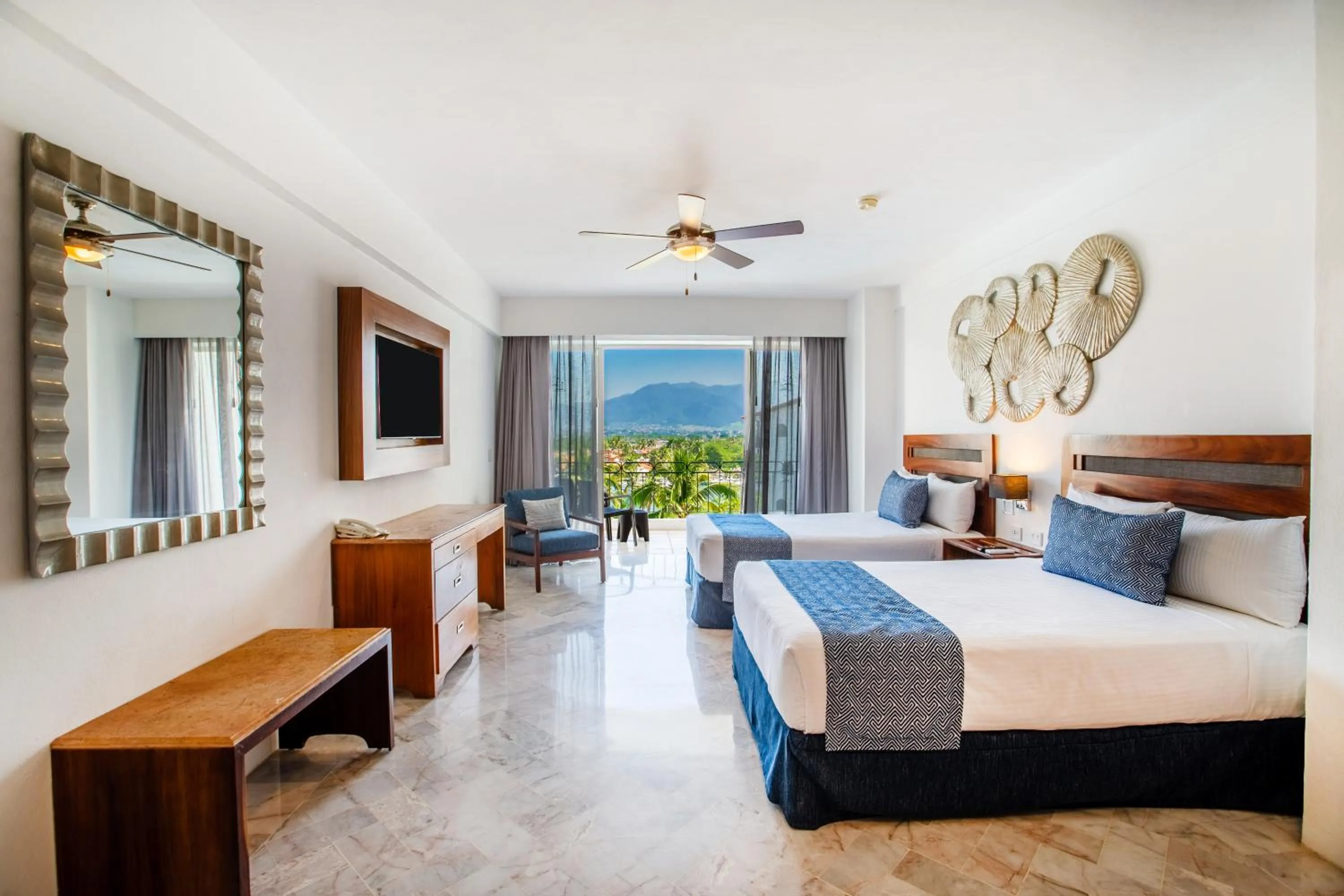 Bed in Vamar Vallarta All Inclusive Marina & Beach Resort
