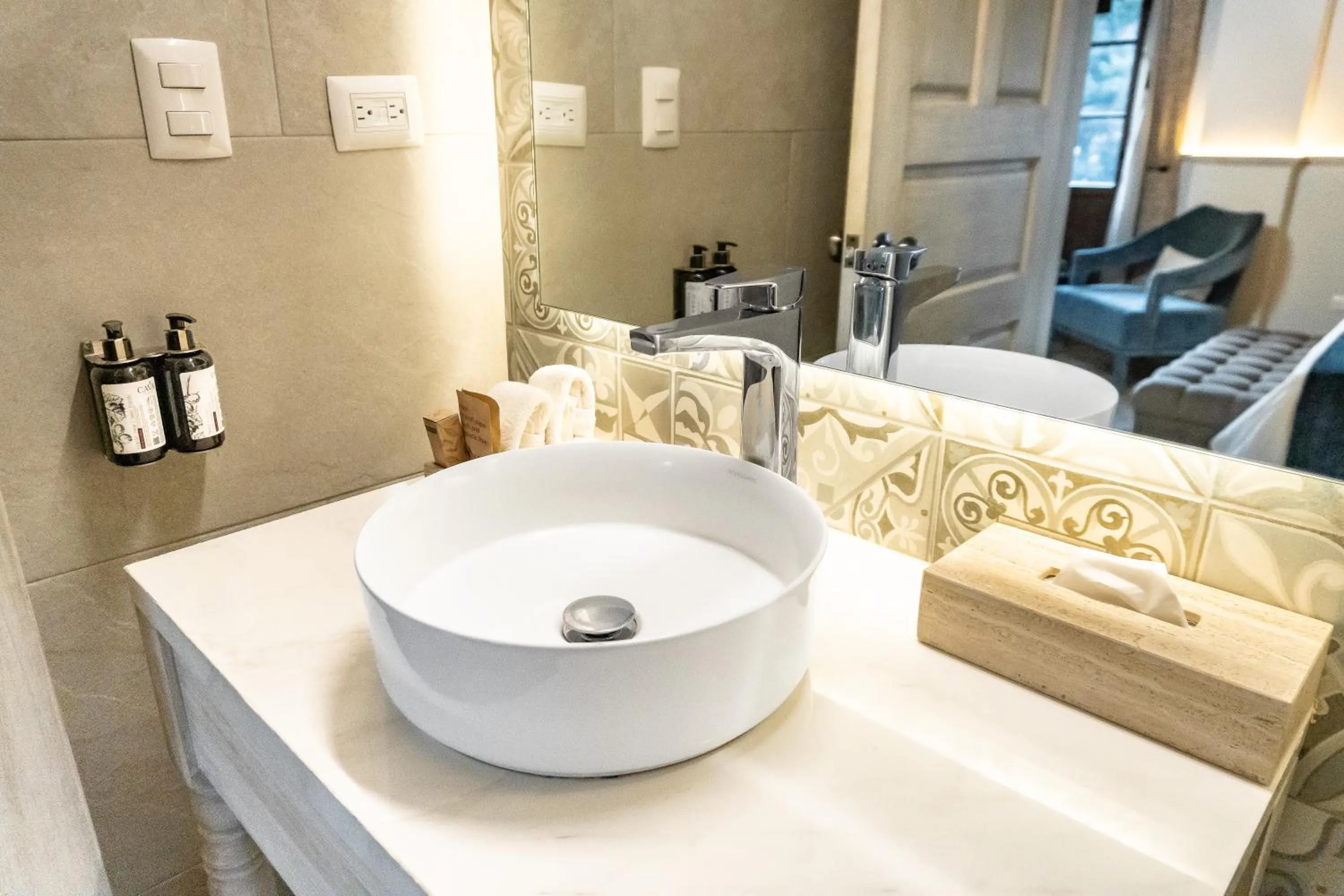 Bathroom in voco Royalty Puebla Downtown by IHG