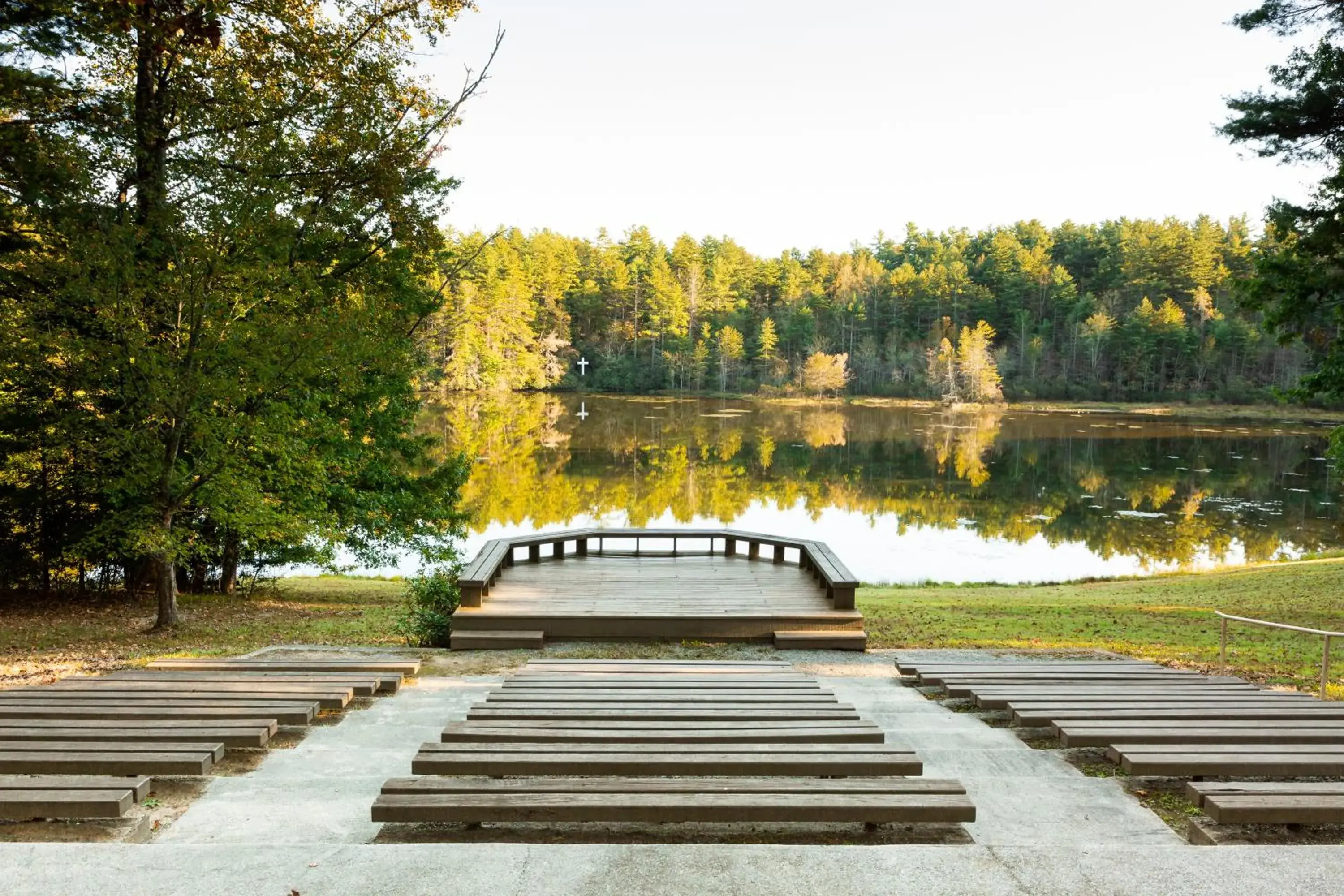 Lake view in Kanuga Inn & Lodging Lake view in Kanuga Inn & Lodging