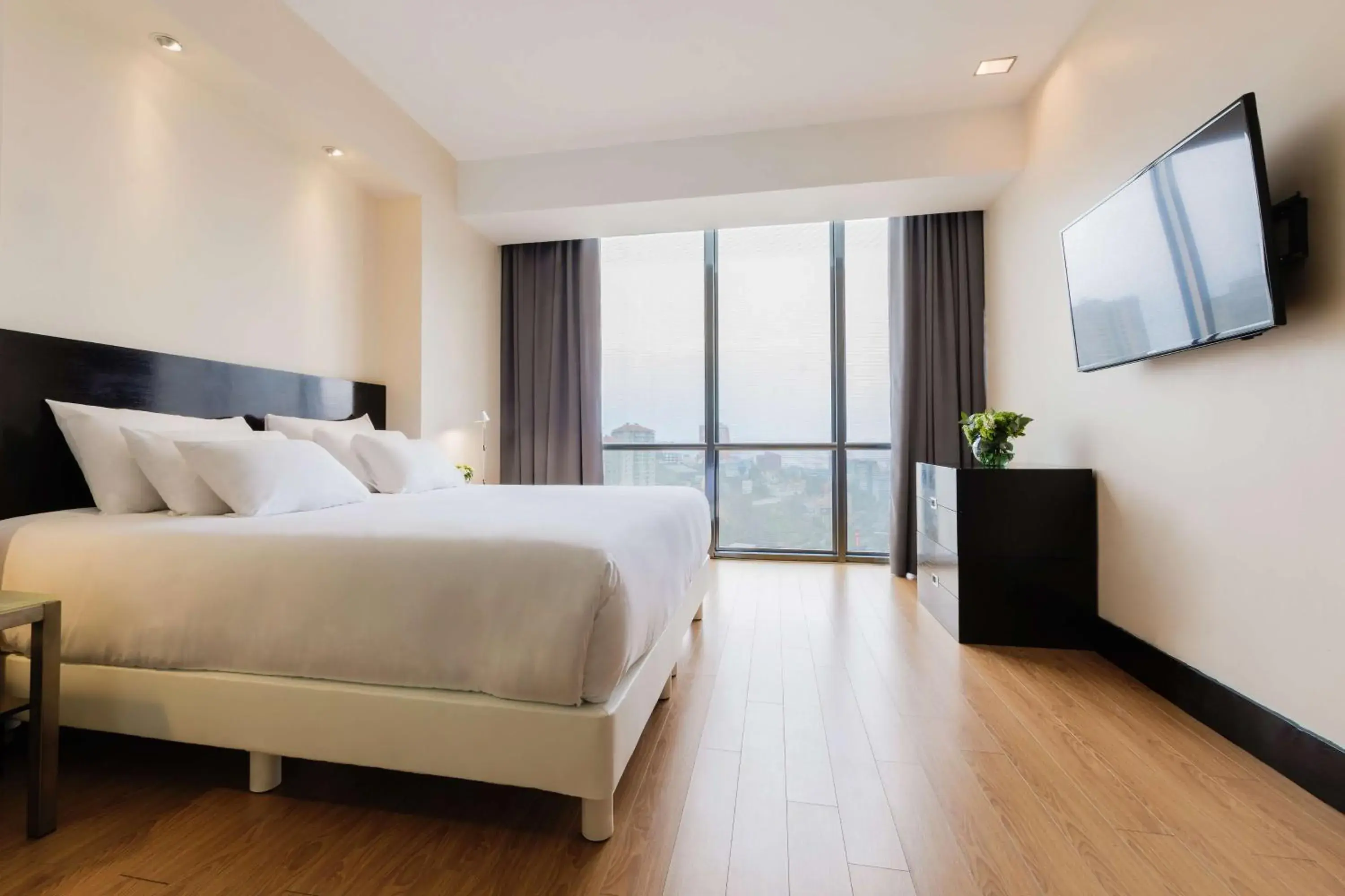 Bedroom, Bed in NH Collection Mexico City Santa Fe Bedroom, Bed in NH Collection Mexico City Santa Fe