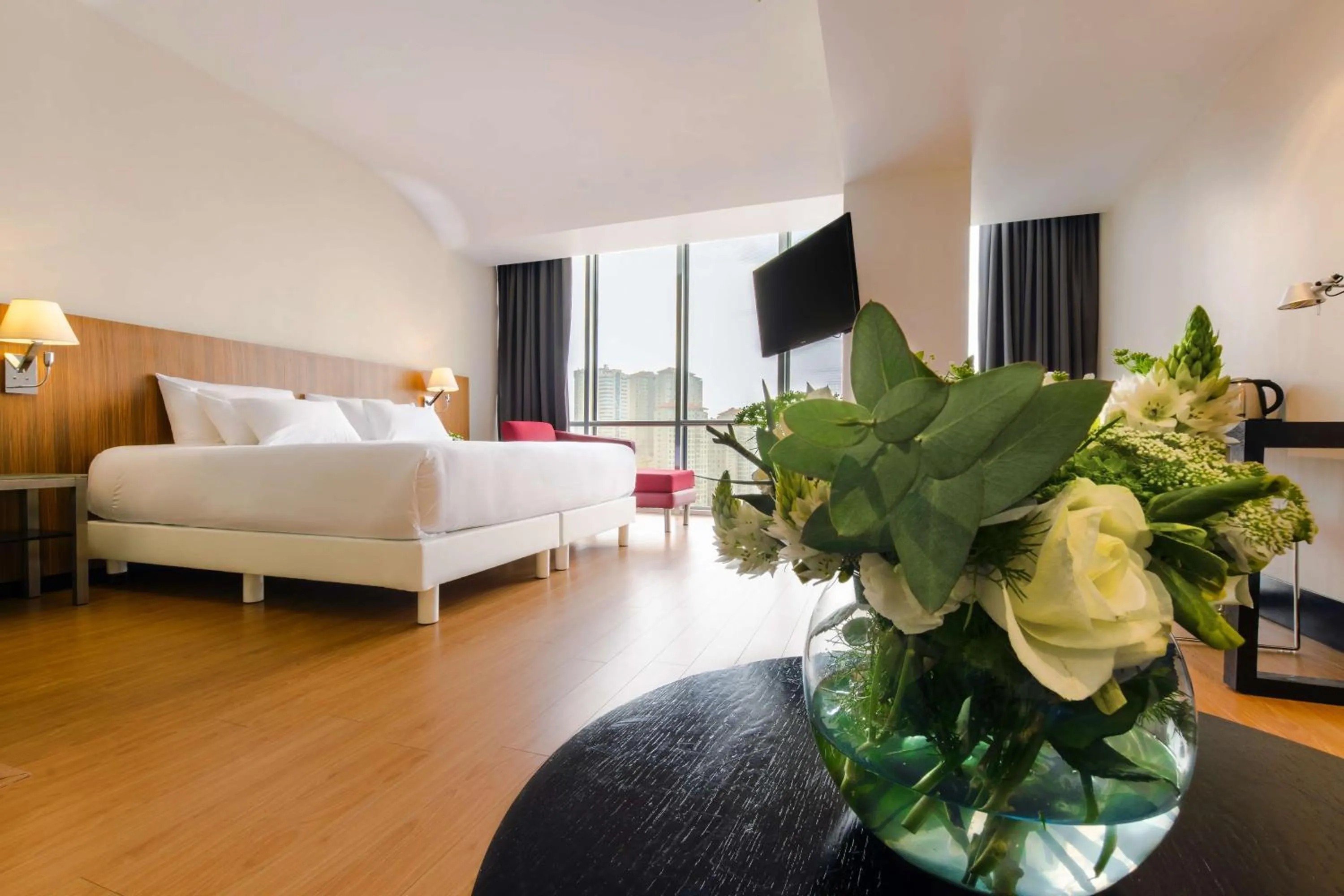 Bedroom, Bed in NH Collection Mexico City Santa Fe