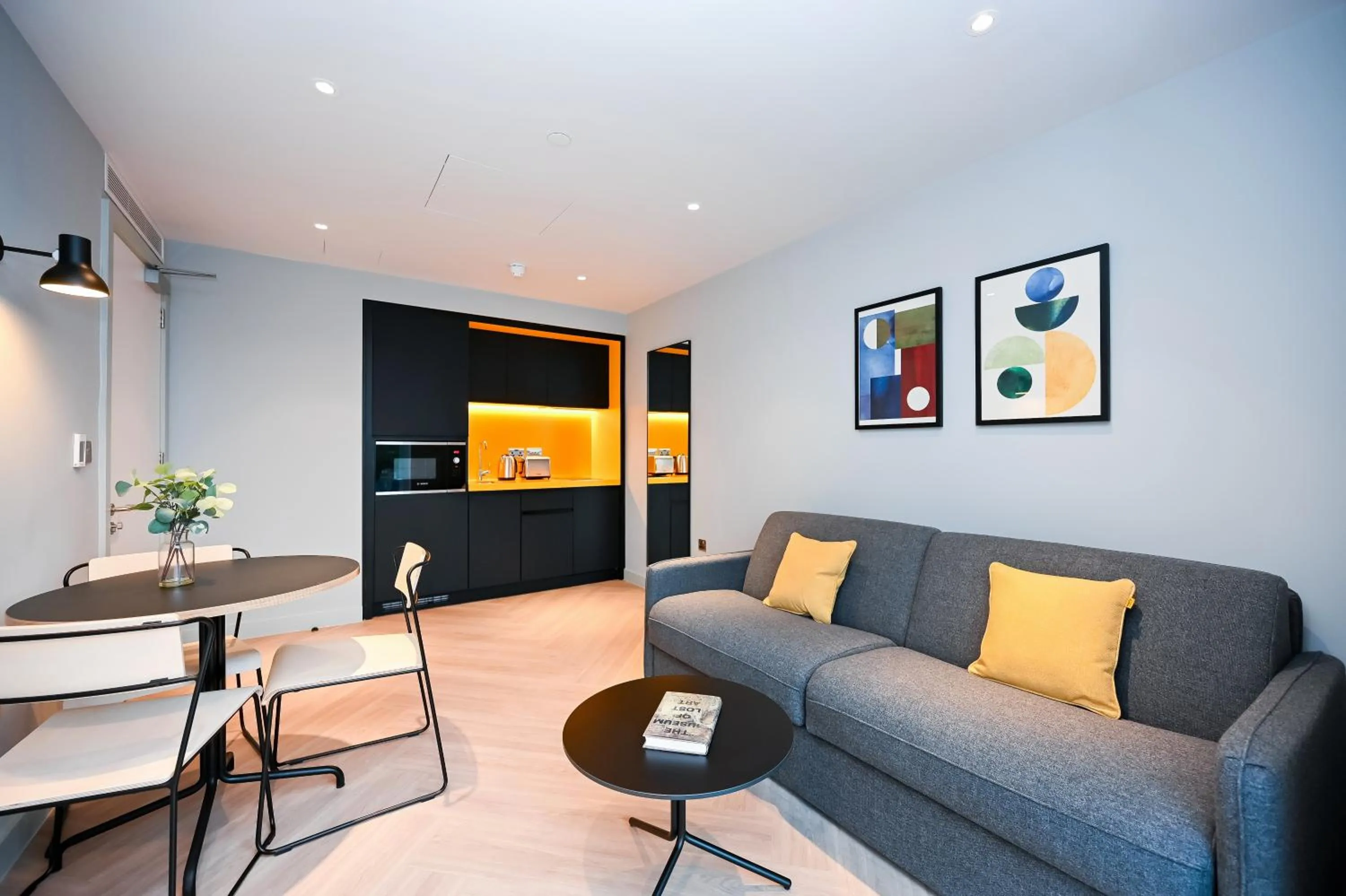 Seating area in Staycity Aparthotels Dublin Mark Street