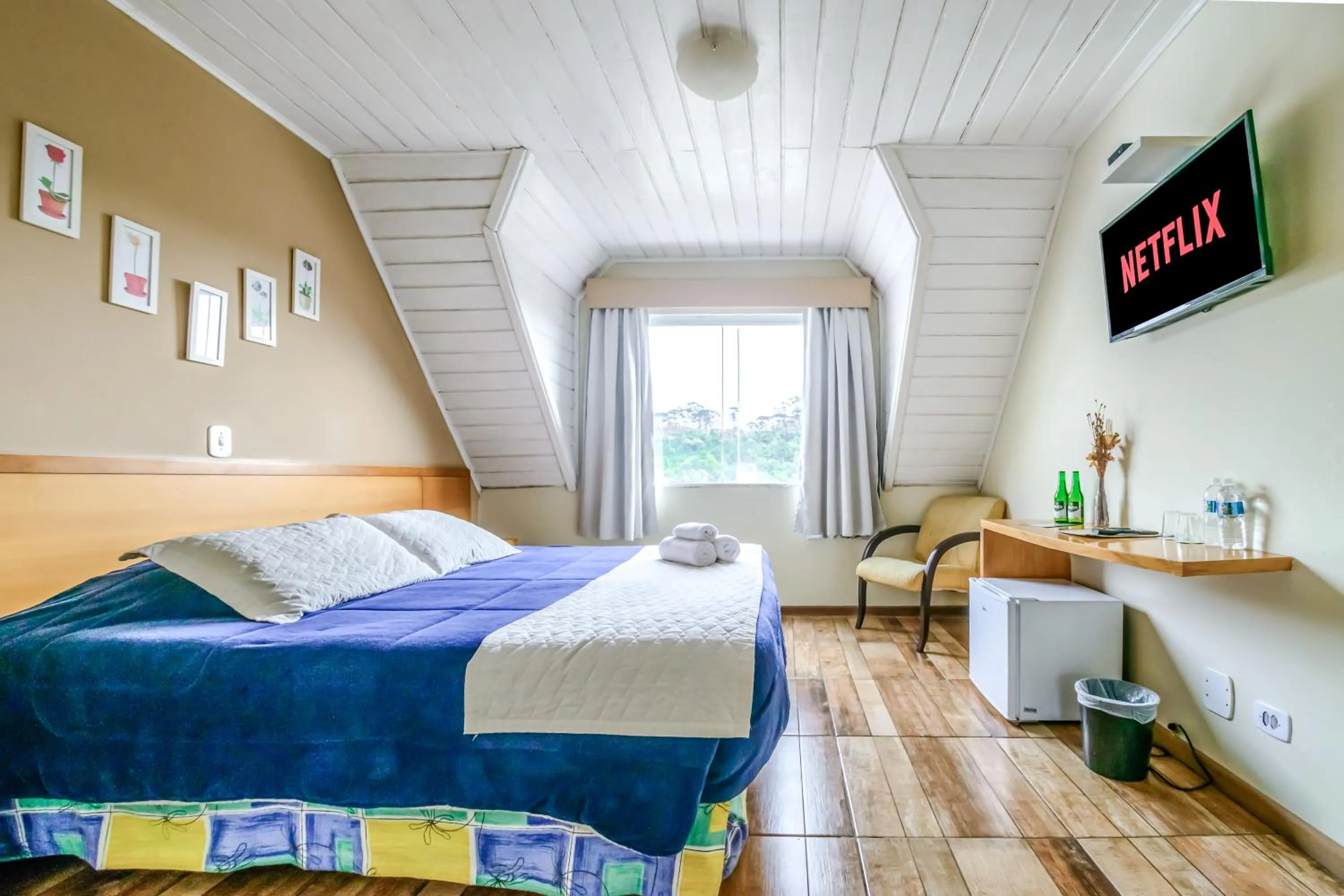 Large Double Room in Pousada Parque das Flores