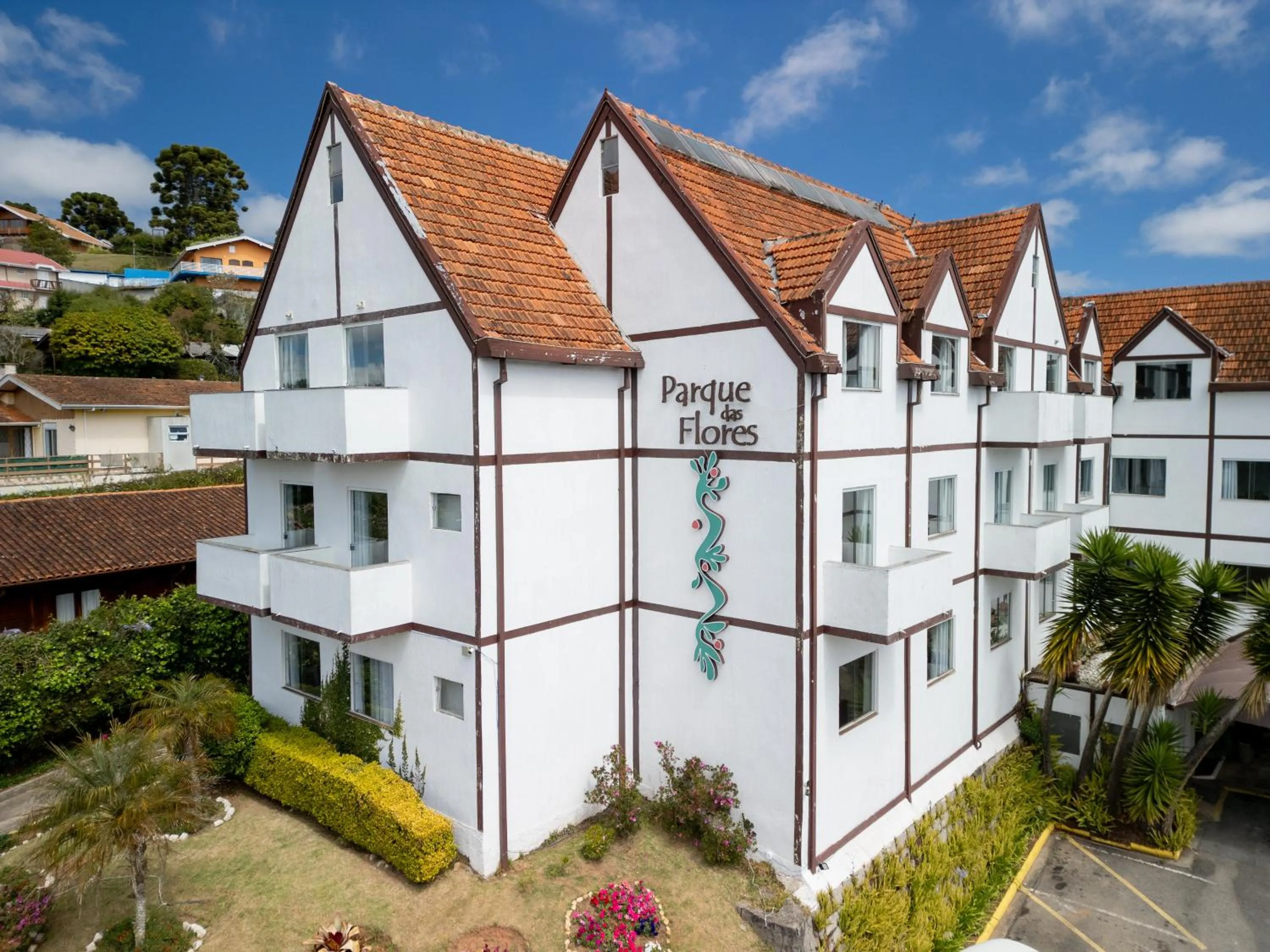 Property building in Pousada Parque das Flores