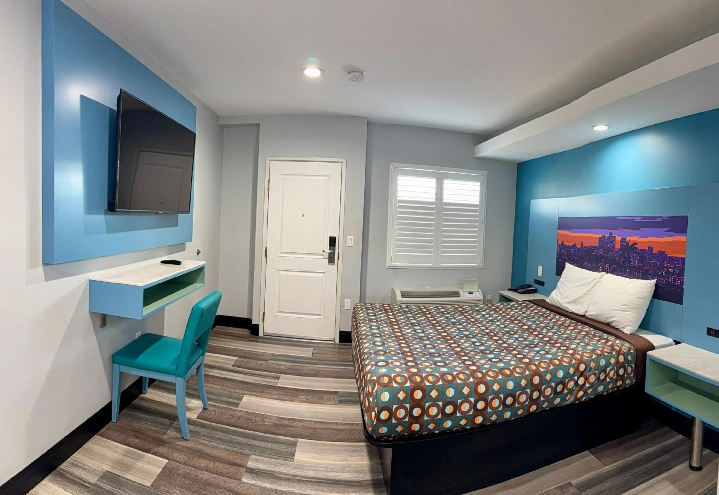 Bed in La Casa Motel, Los Angeles - Burbank Airport