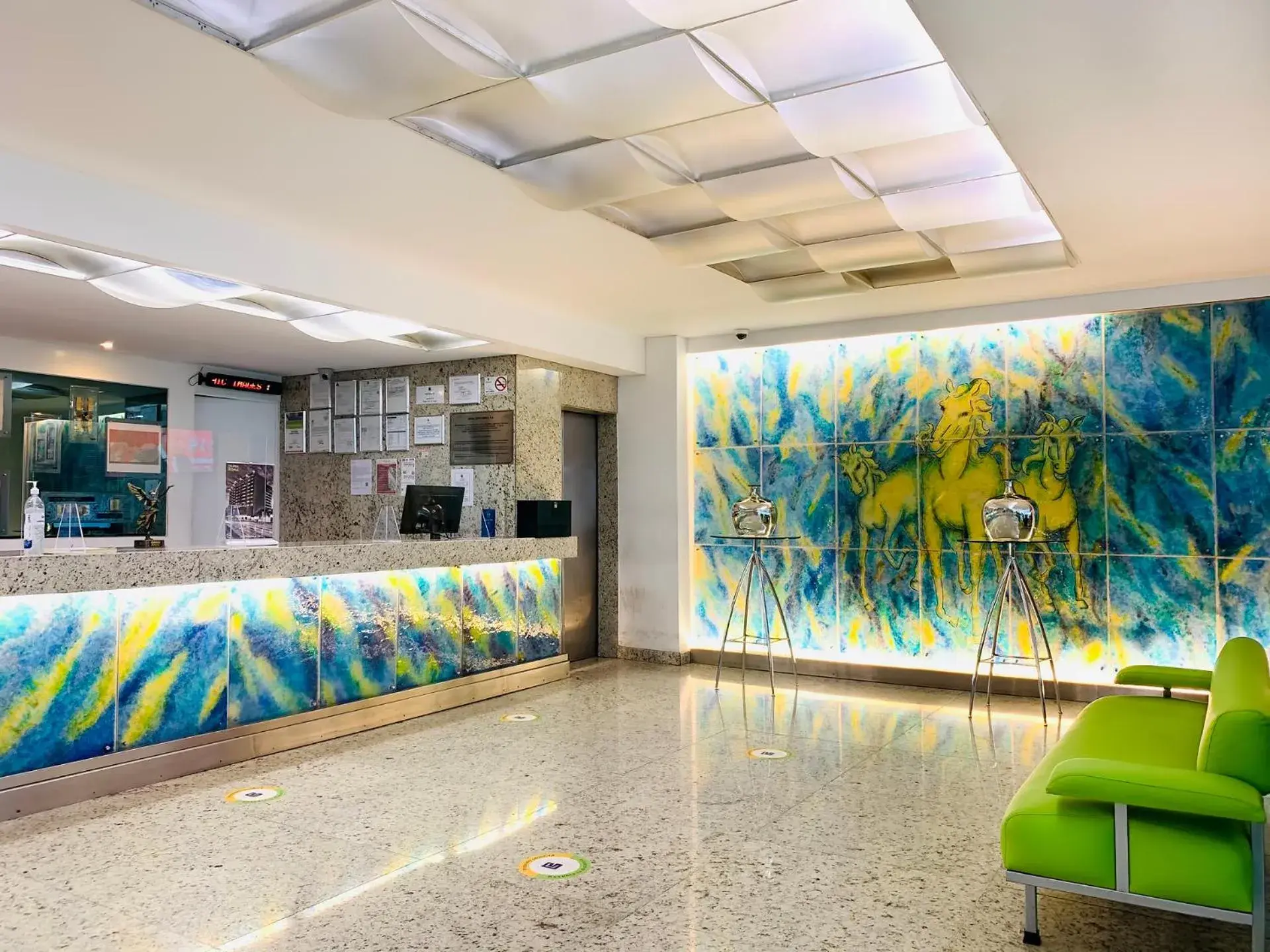 Lobby or reception in Hotel Benidorm Lobby or reception in Hotel Benidorm