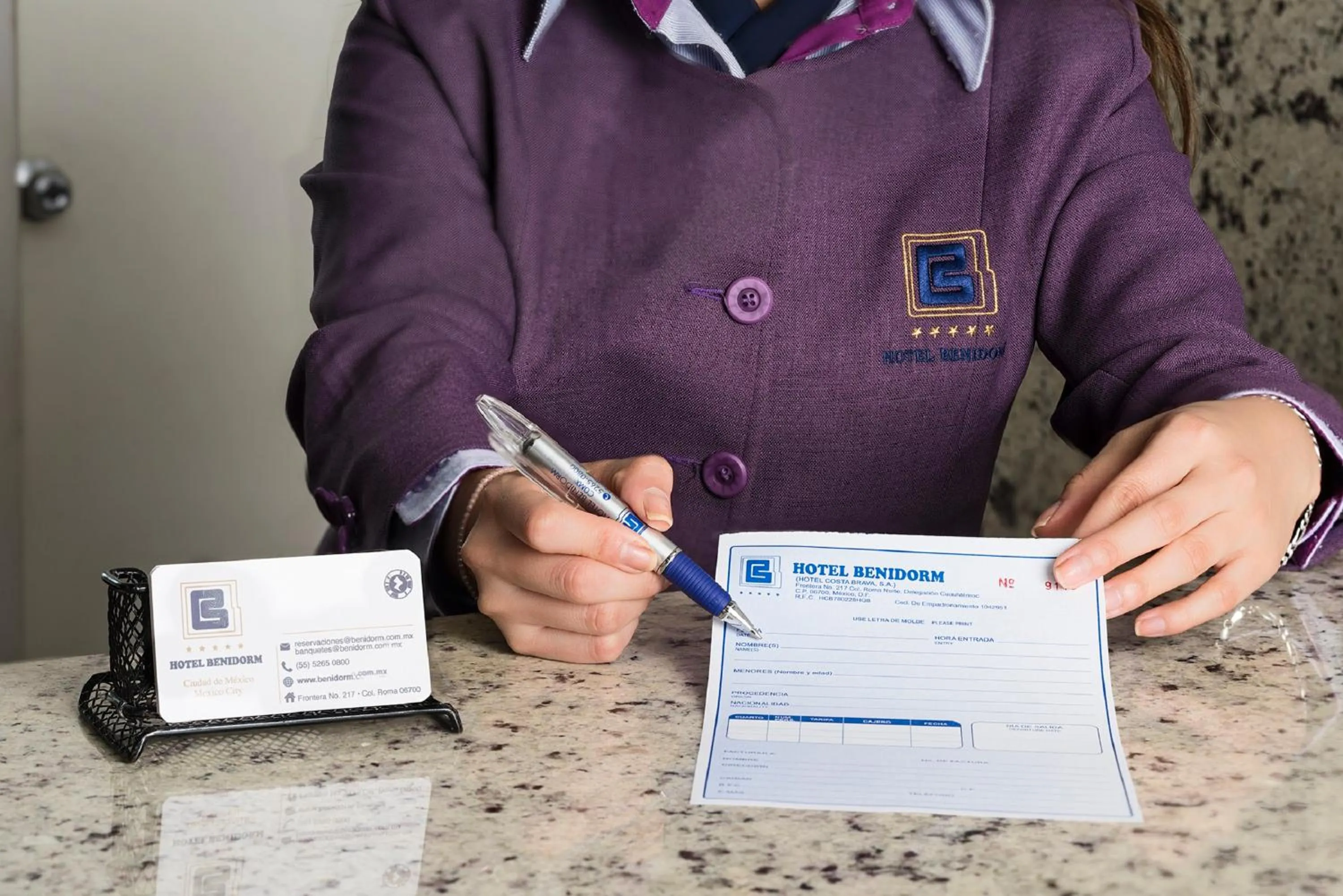 Lobby or reception in Hotel Benidorm
